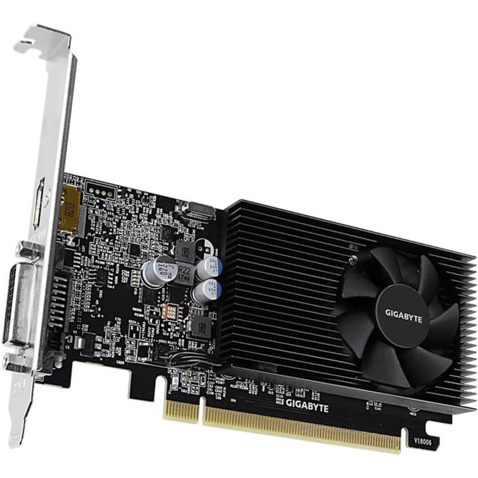 Tarjeta de Video GIGABYTE GeForce GT 1030 Low Profile 2GB GDDR4 GV-N1030D4-2GL