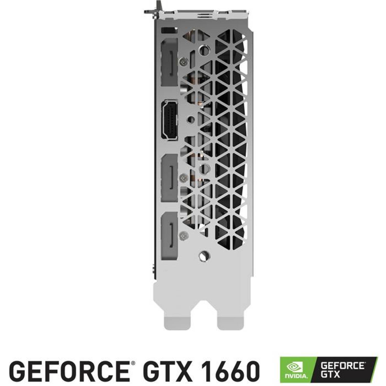 Tarjeta de Video ZOTAC NVIDIA GeForce GTX 1660 TWIN FAN 6GB GDDR5