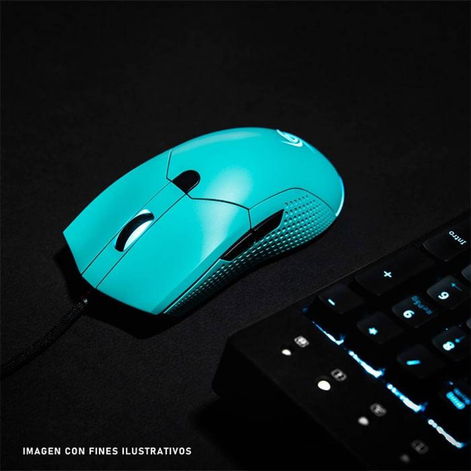 Mouse Gamer VSG Aurora 7200dpi 7 Botones RGB Azul Polar VG-M430-AZP 