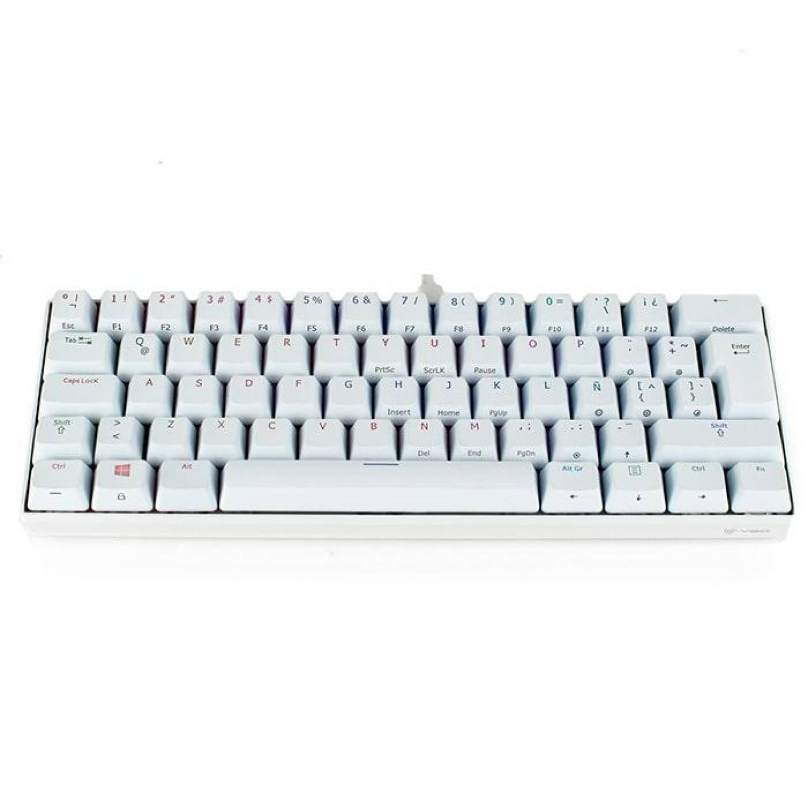 Teclado Gamer Mecanico VSG Mintaka switch café RGB Blanco VG-KM981-WHT-BRW