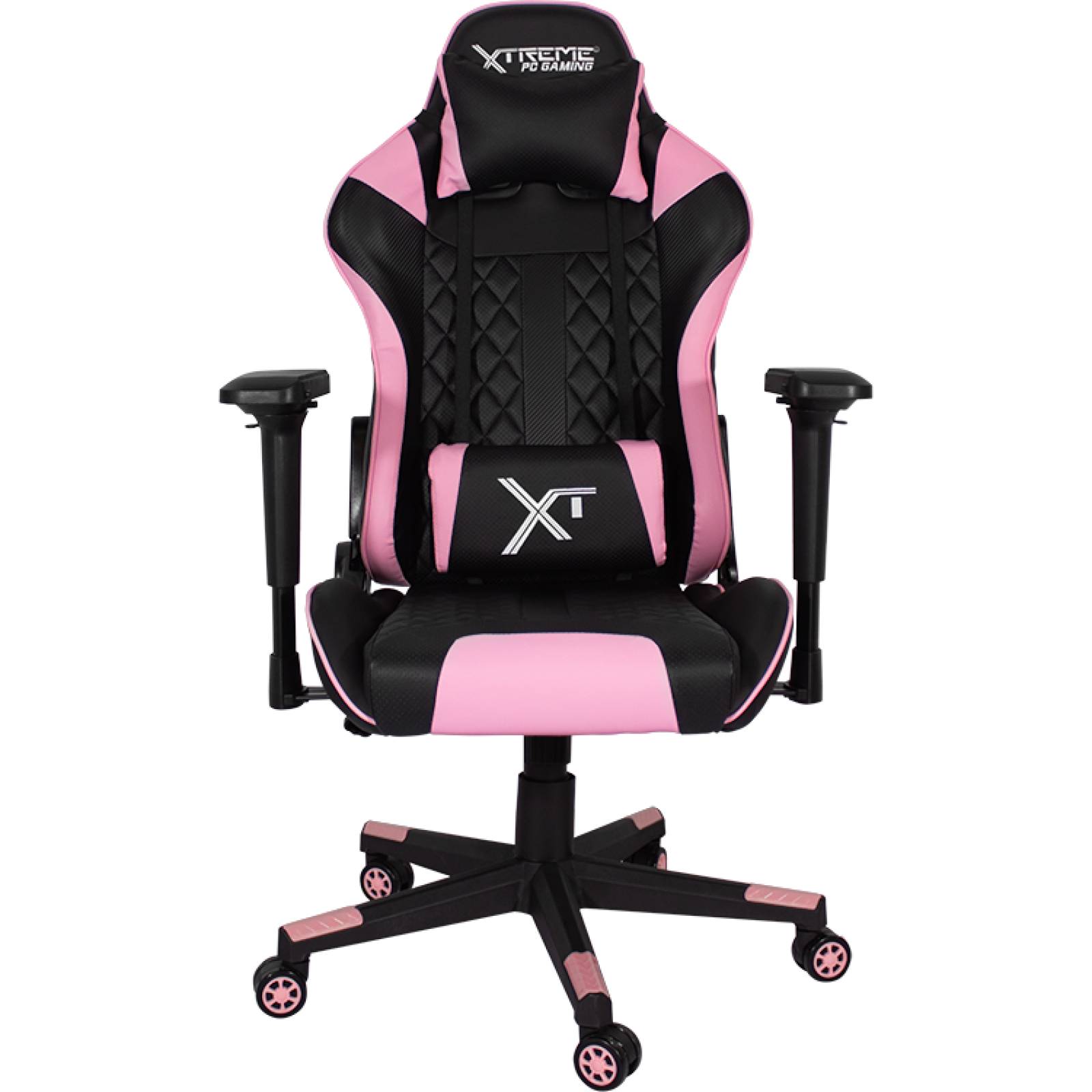 Silla Gamer Xtreme PC Ergonomica Reclinable 4D 180 150 Kg Rosa CGXT501PK 