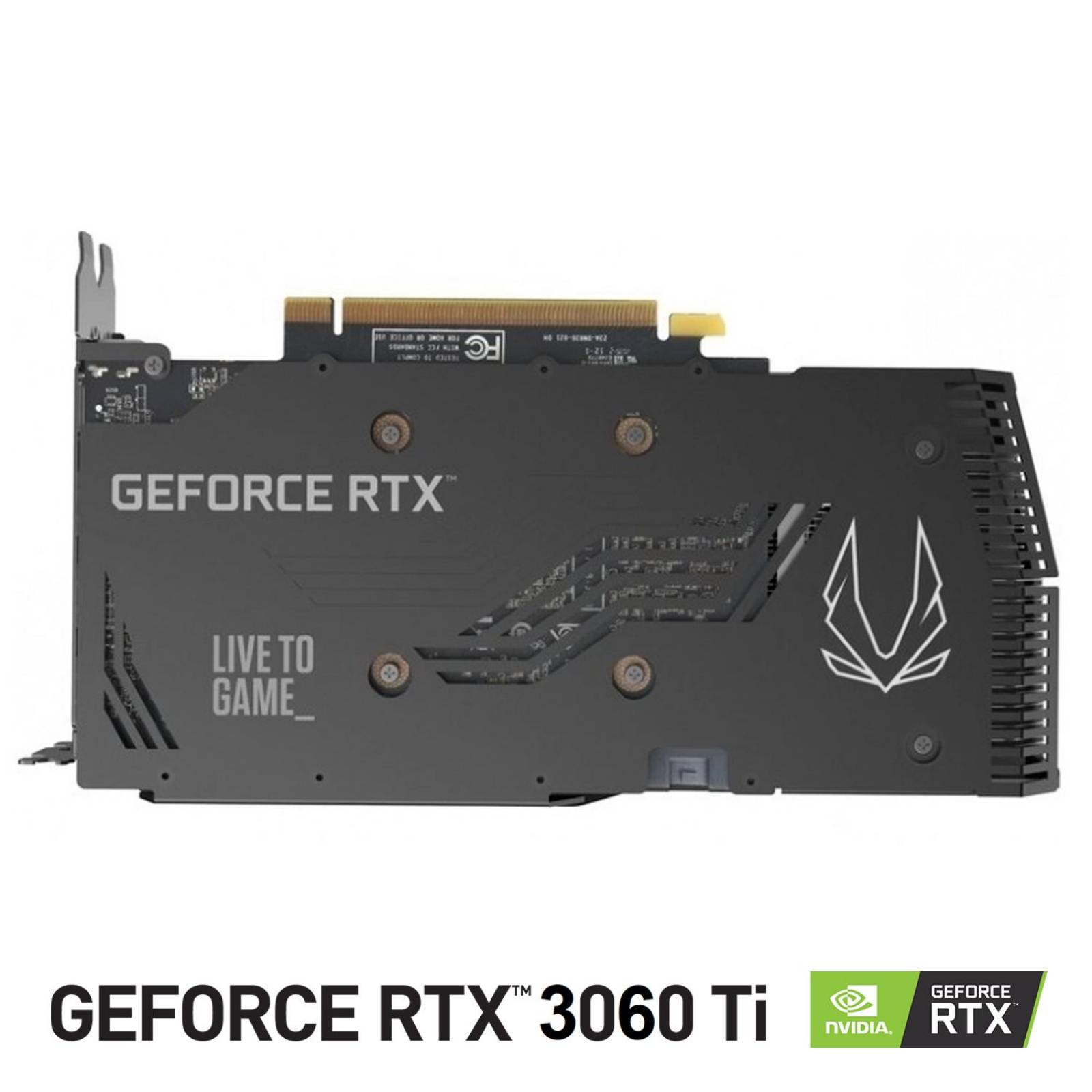 Tarjeta de Video ZOTAC GeForce RTX 3060 TI Twin Edge OC 8GB GDDR6 LHR ZT-A30610H-10M