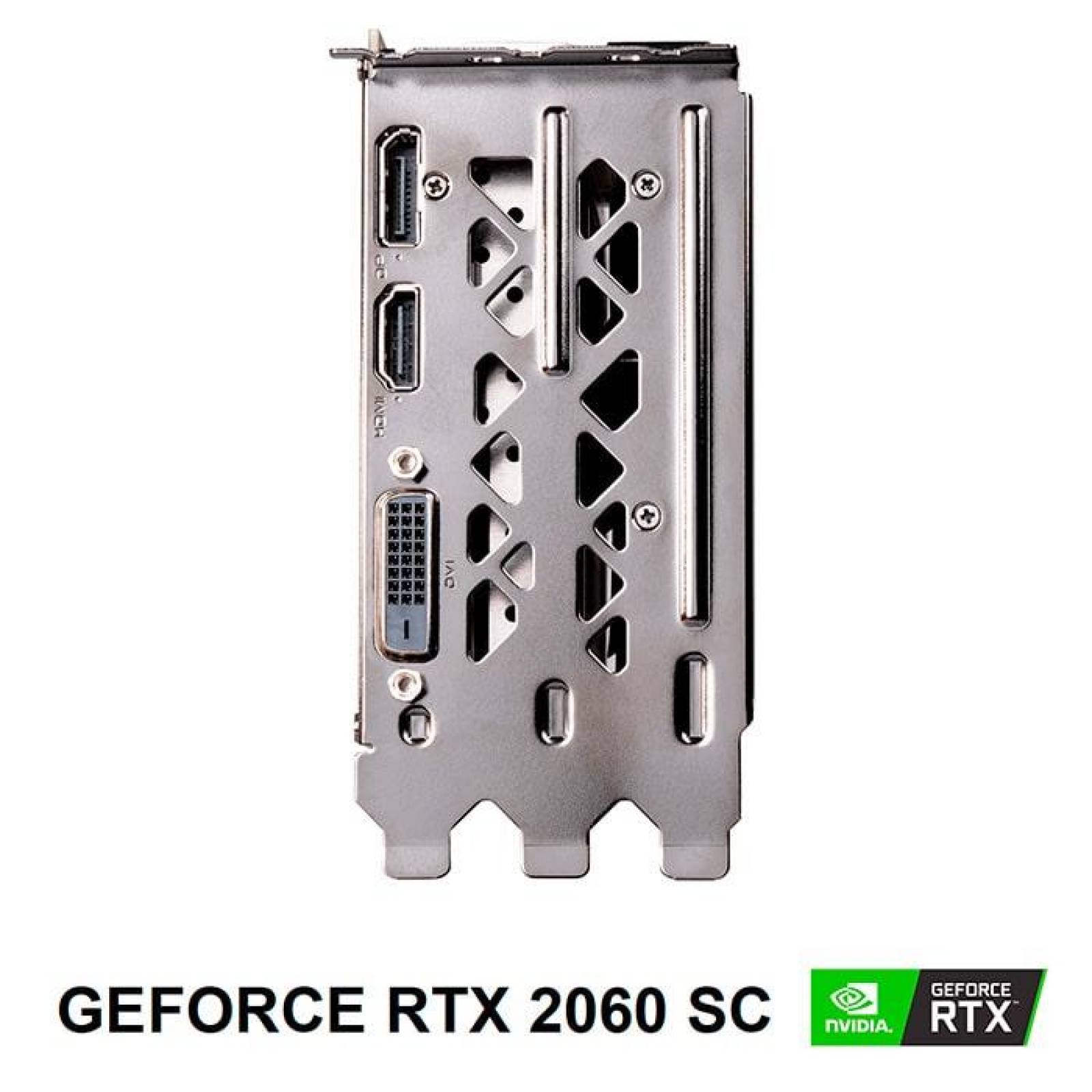 Tarjeta de Video EVGA GeForce RTX 2060 SC 6GB GDDR6 06G-P4-2062-KR 