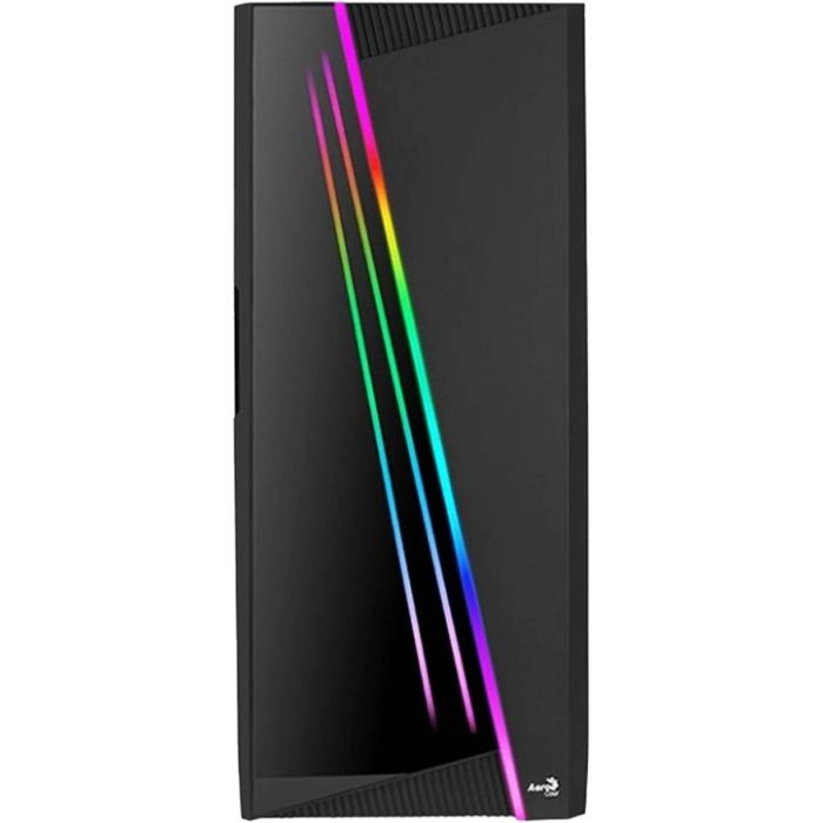 Gabinete Gamer AEROCOOL MIRAGE G BK V2 ARGB Cristal Templado 