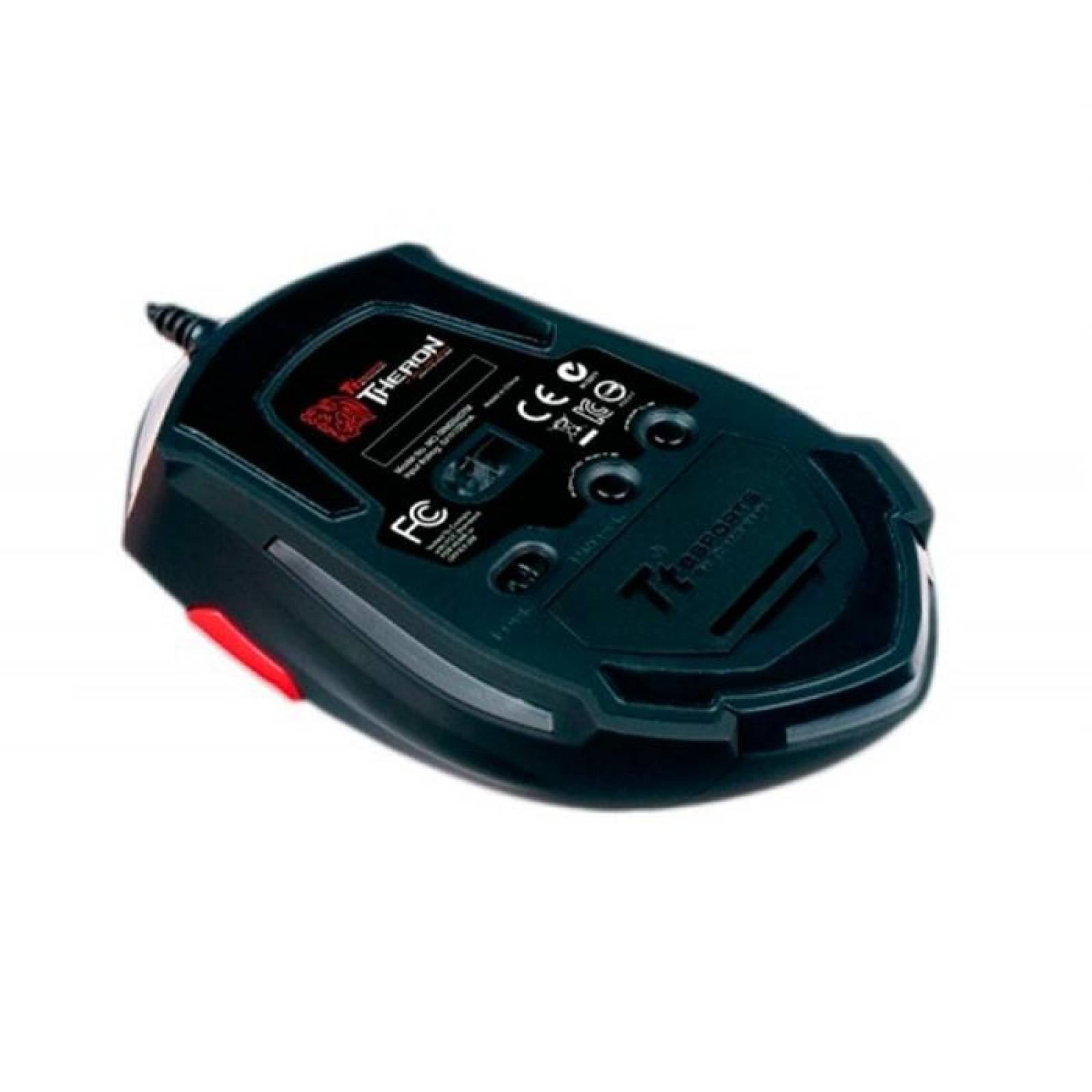 Mouse Gamer THERMALTAKE TT THERON 4000DPI LED Rojo MO-TRN006DTM