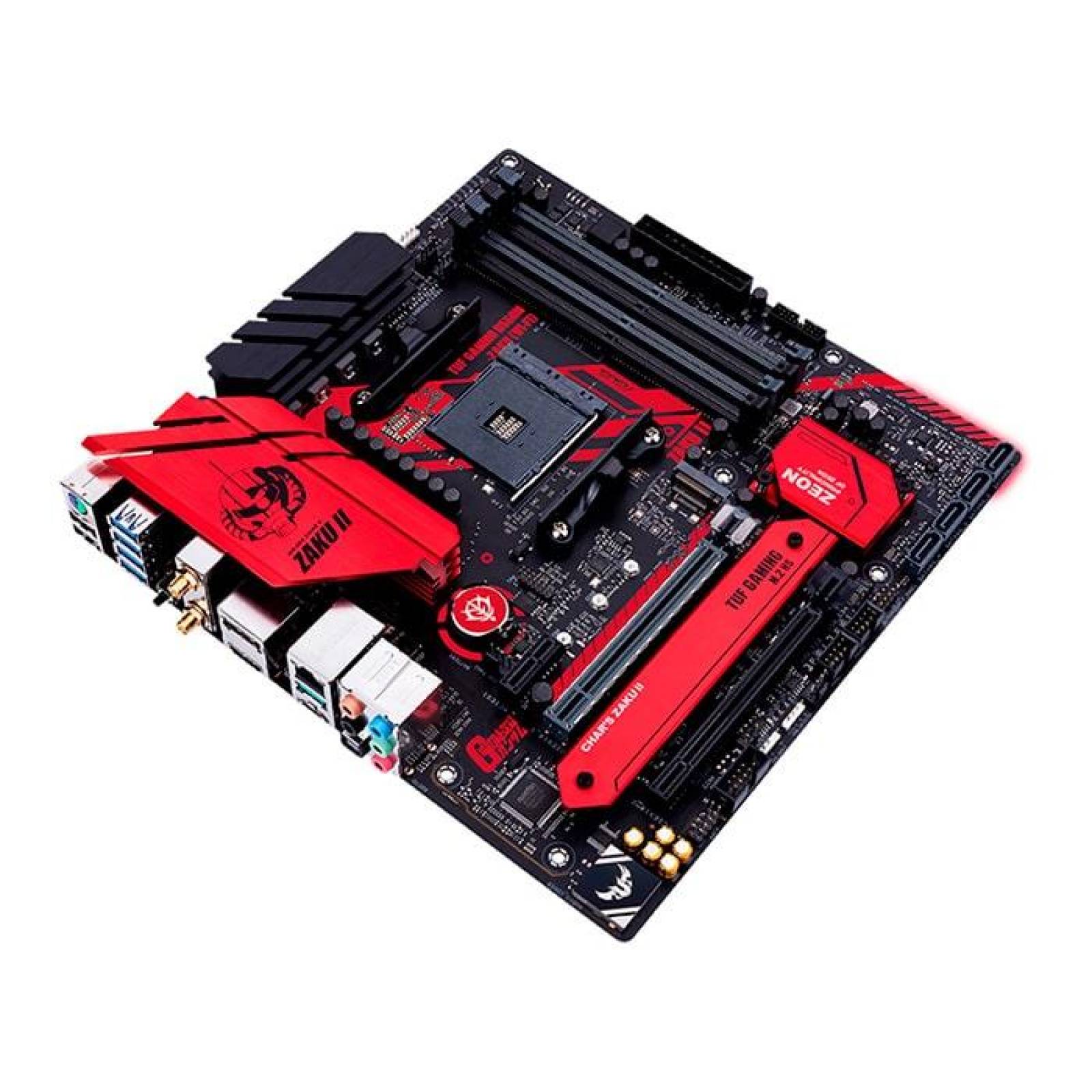 Tarjeta Madre ASUS Gundam TUF GAMING B550M ZAKU WIFI AM4 Micro ATX 