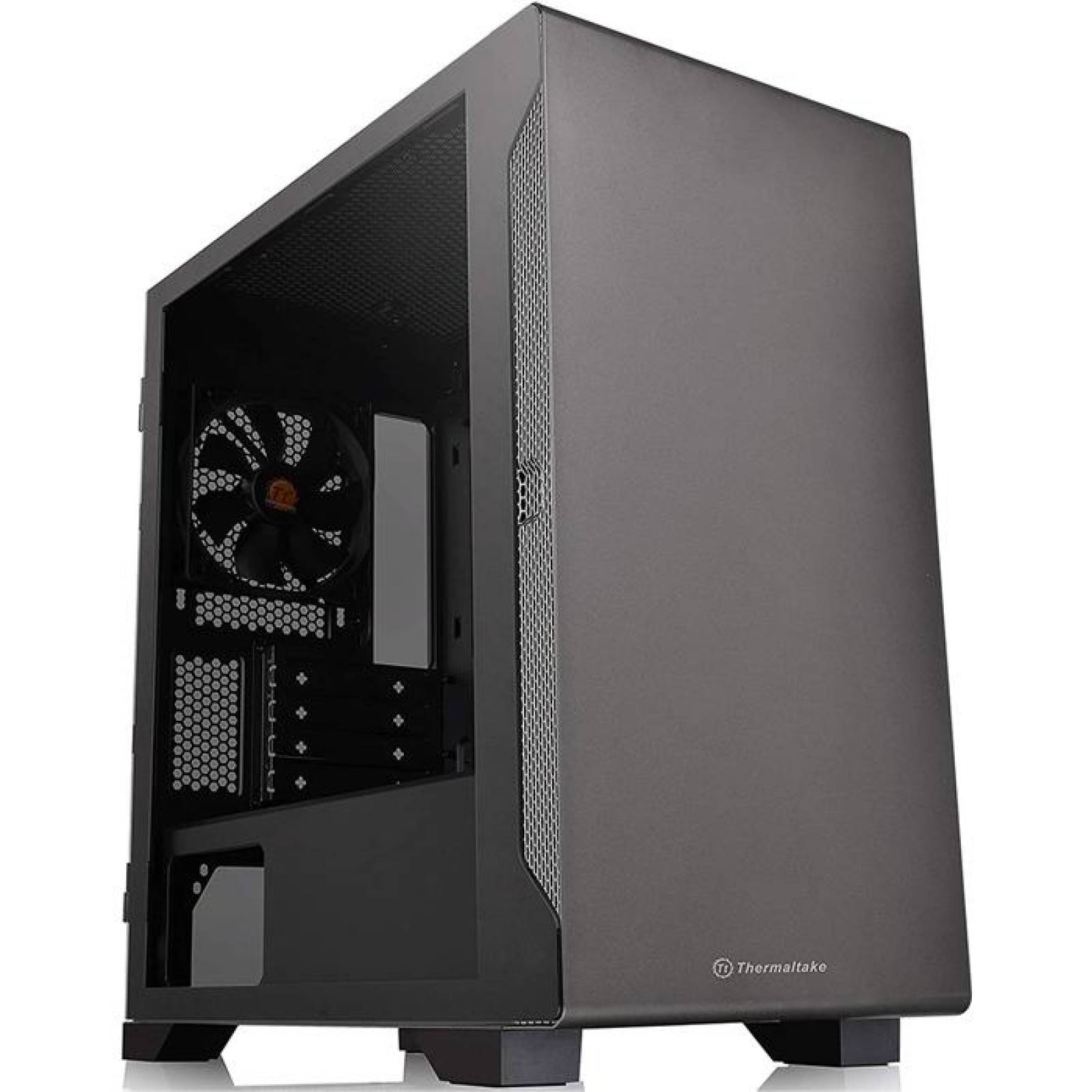 Gabinete Gamer THERMALTAKE S100 Cristal Templado Negro CA-1Q9-00S1WN-00 