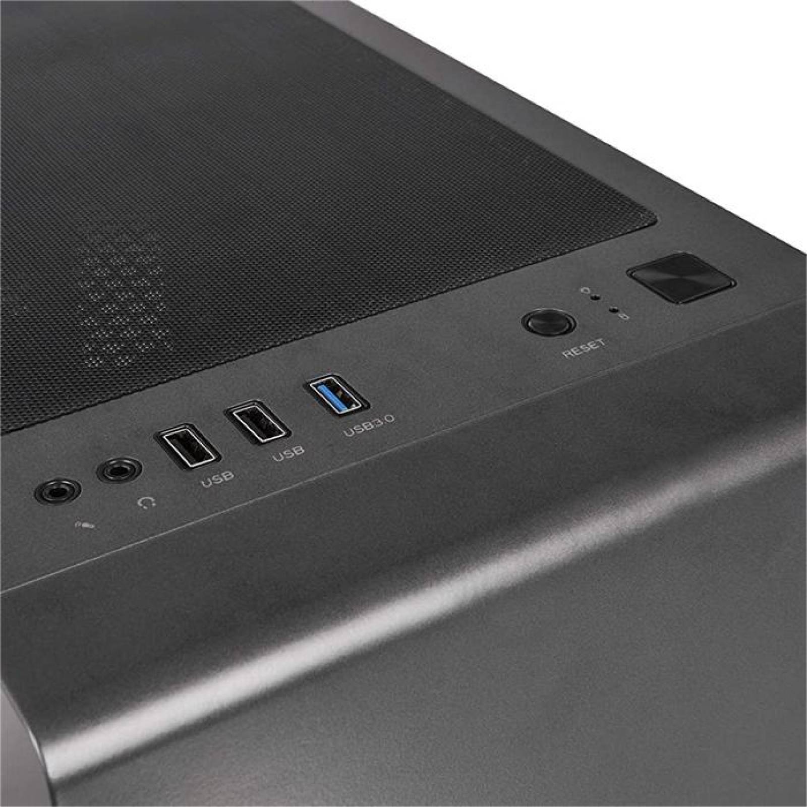 Gabinete Gamer THERMALTAKE S100 Cristal Templado Negro CA-1Q9-00S1WN-00 