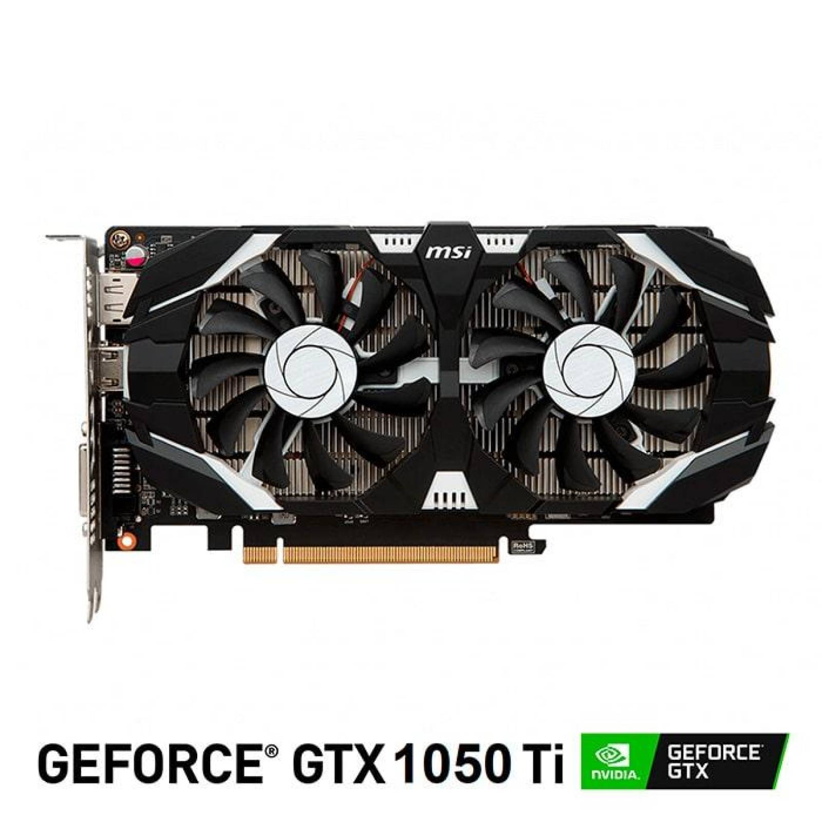 Tarjeta de Video MSI GeForce GTX 1050 TI 4GT OC GDDR5