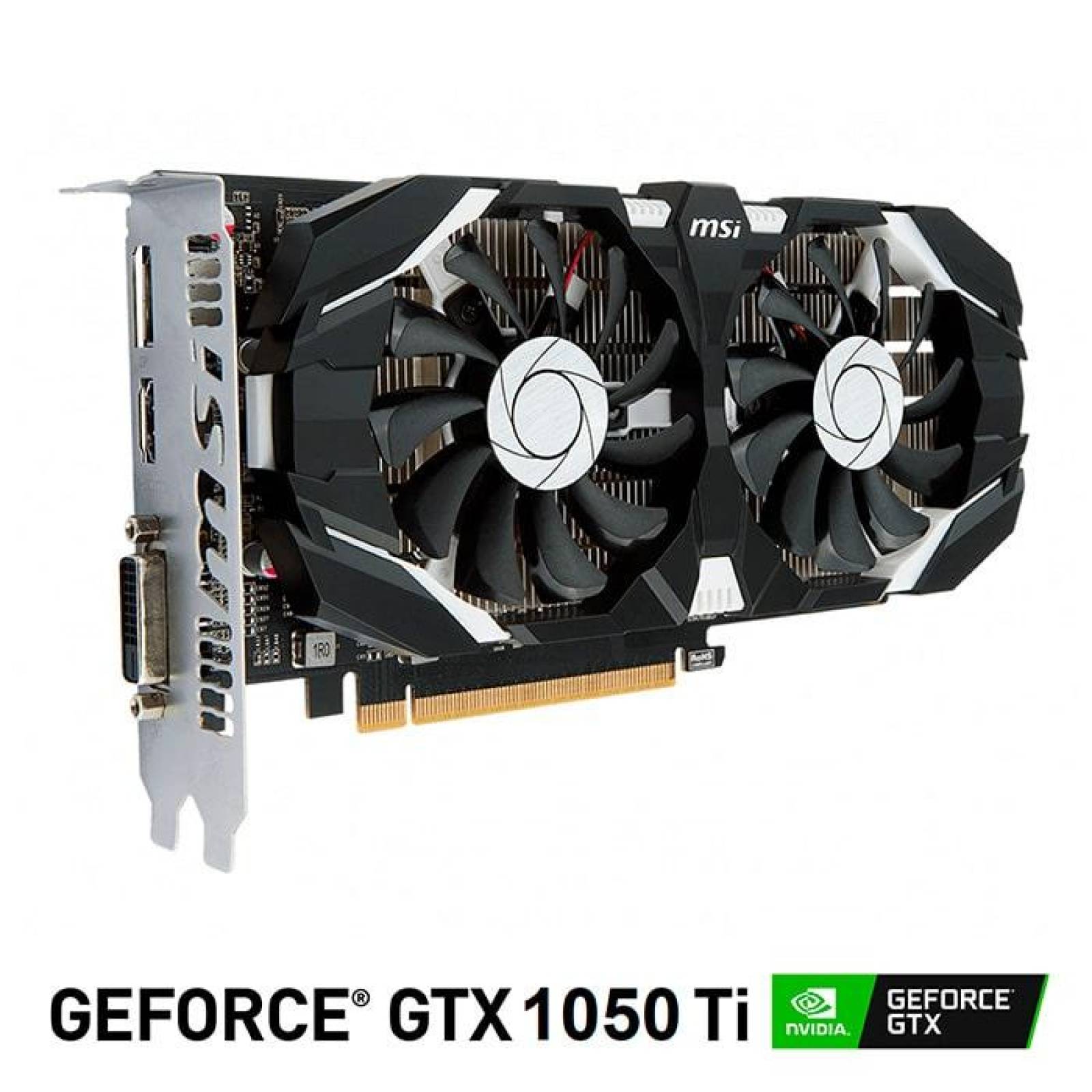Tarjeta de Video MSI GeForce GTX 1050 TI 4GT OC GDDR5
