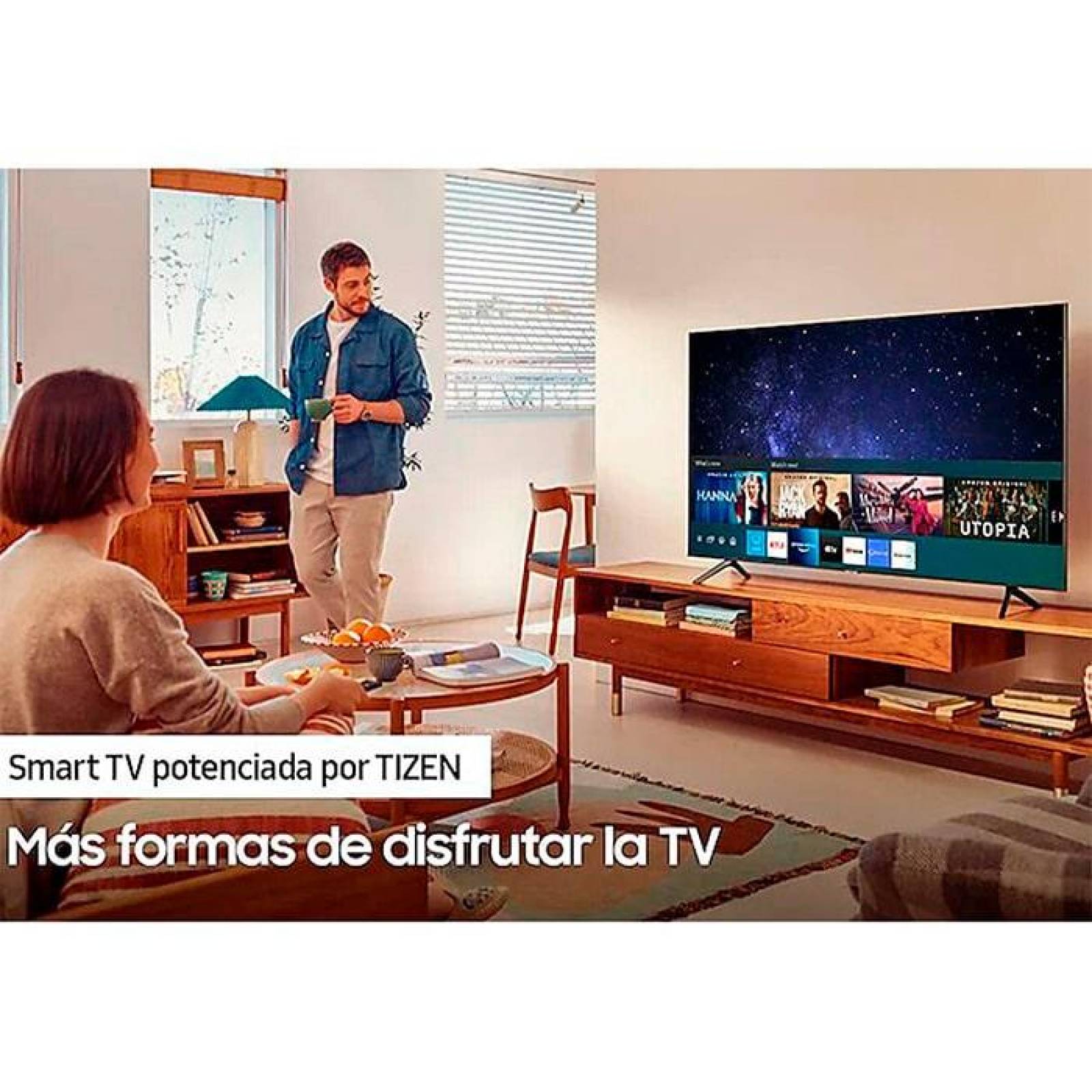 Pantalla Smart TV 70 pulgadas SAMSUNG SERIE AU7000 UHD 4K WiFi HDMI USB