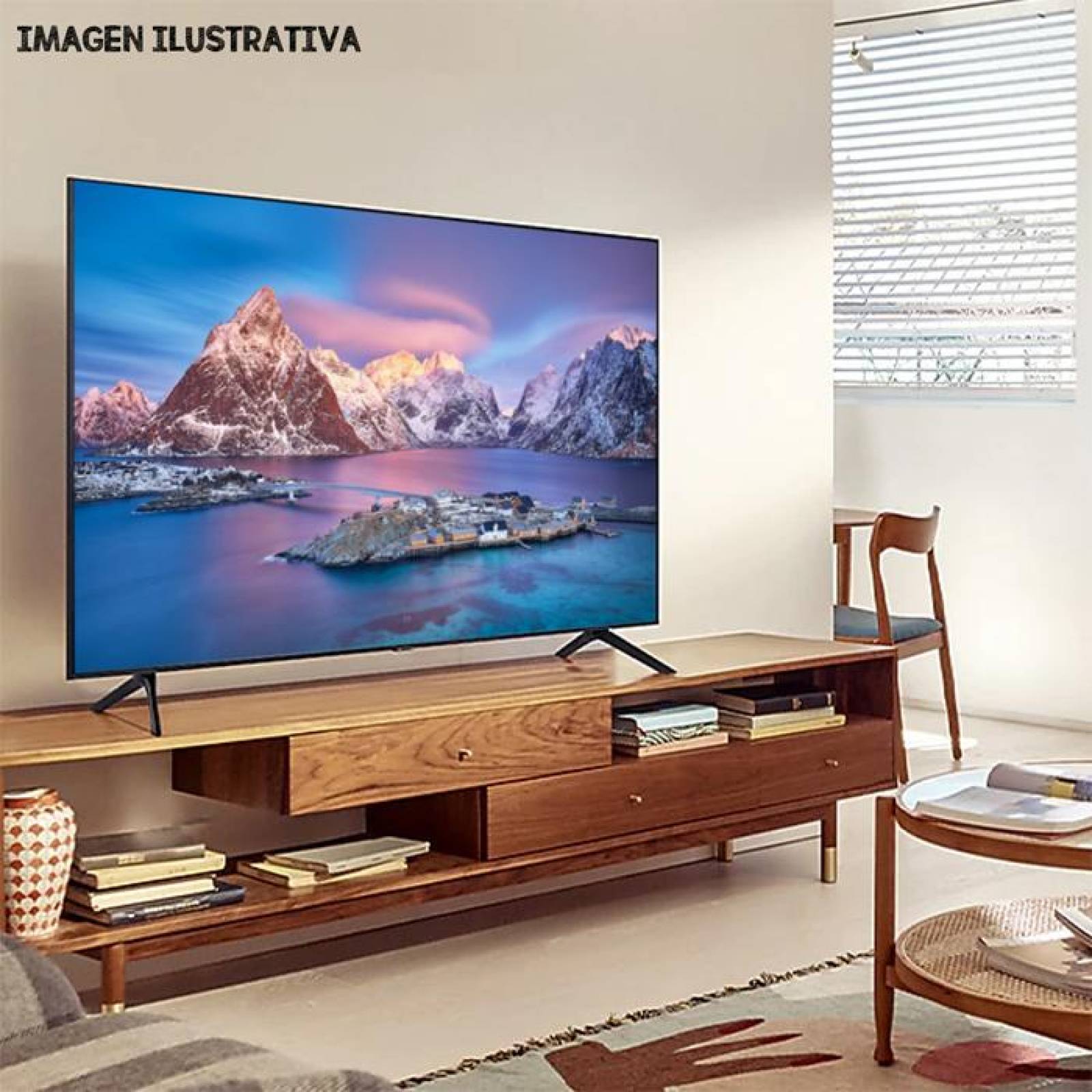 Pantalla Smart TV 65 pulgadas SAMSUNG AU7000 LED Ultra HD 4K WiFi HDMI 