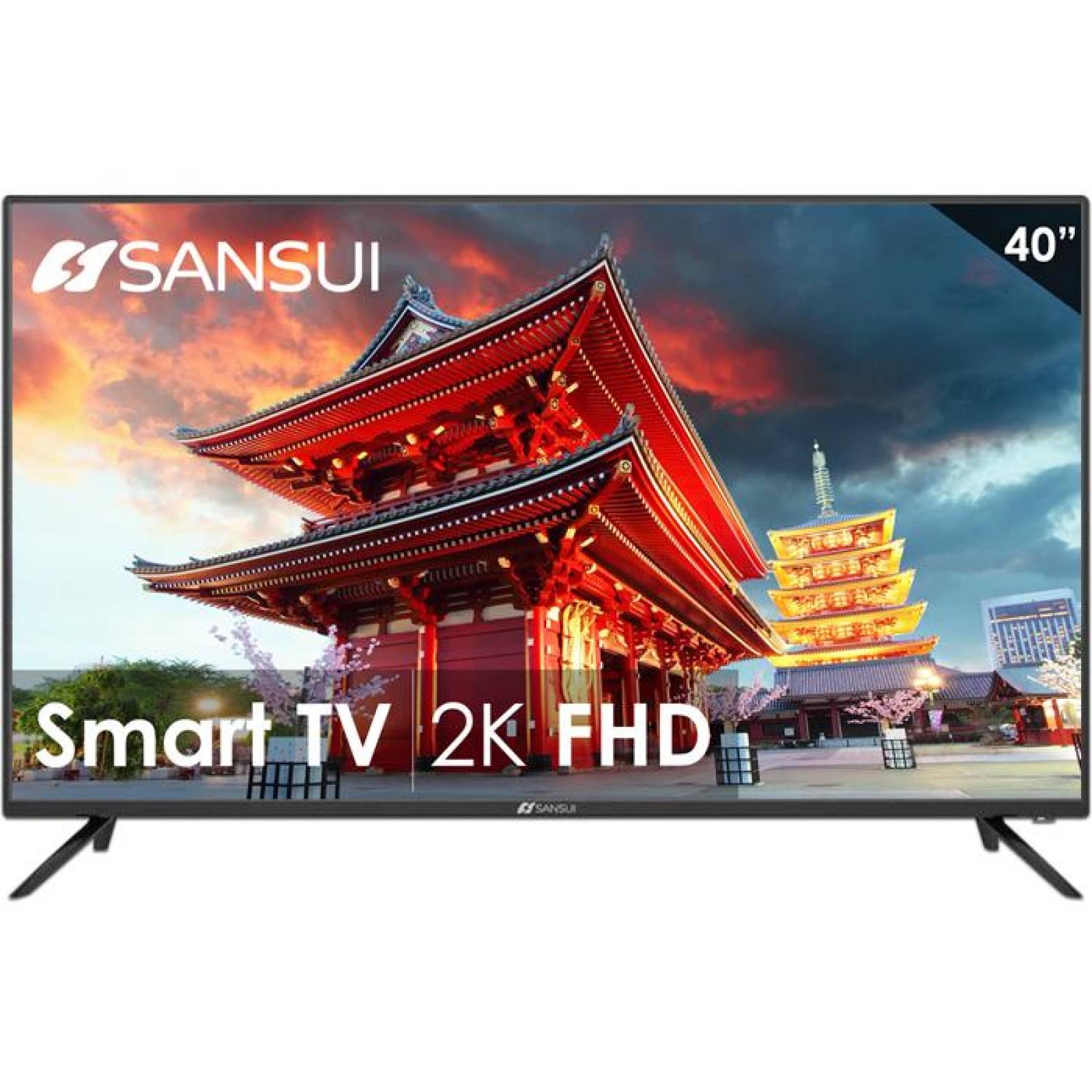 Pantalla Smart TV 40 pulgadas SANSUI DLED Full HD 2K HDMI Netflix Certificado SMX40P28NF 
