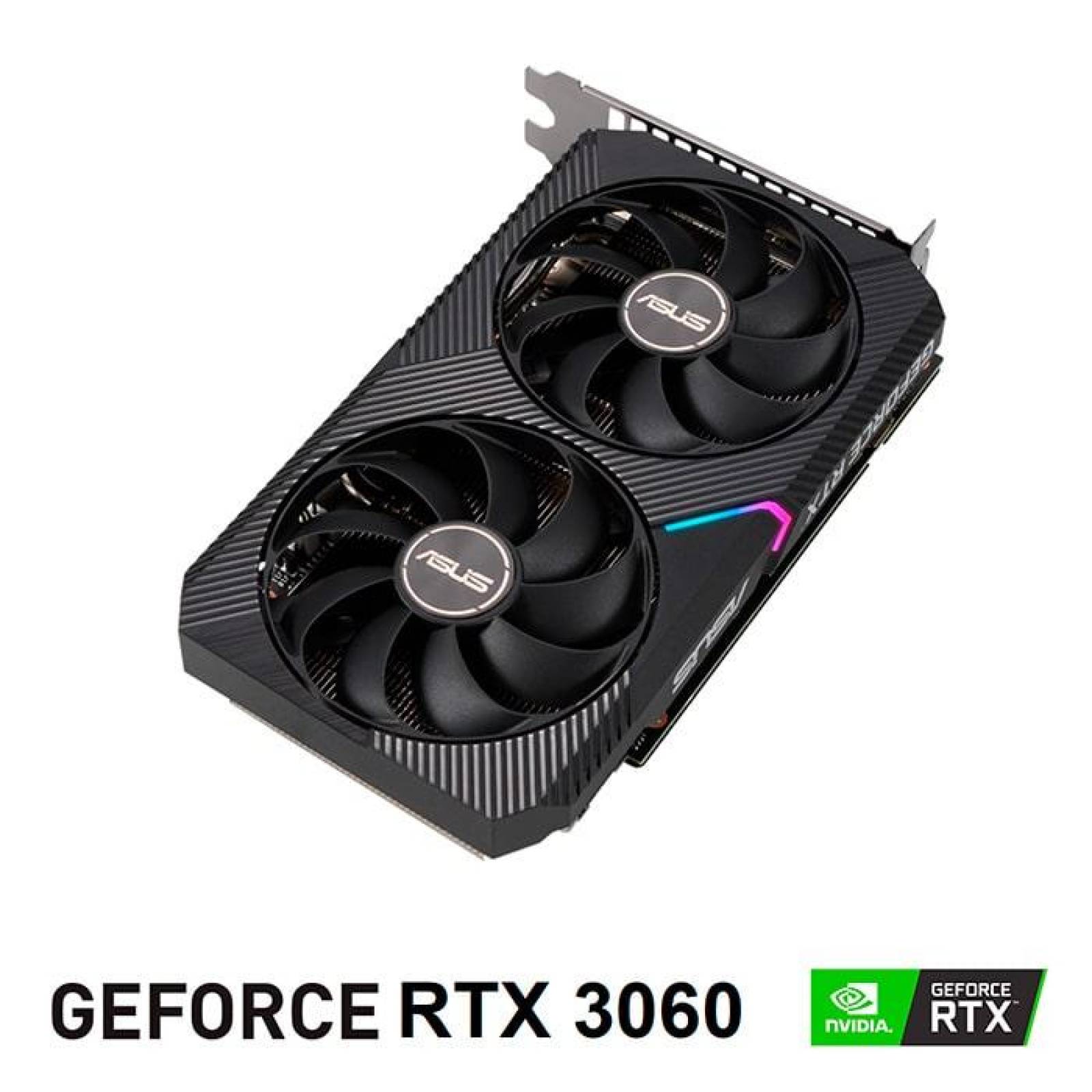 Tarjeta de Video ASUS Geforce RTX 3060 DUAL OC V2 12GB LHR DUAL-RTX3060-O12G-V2 