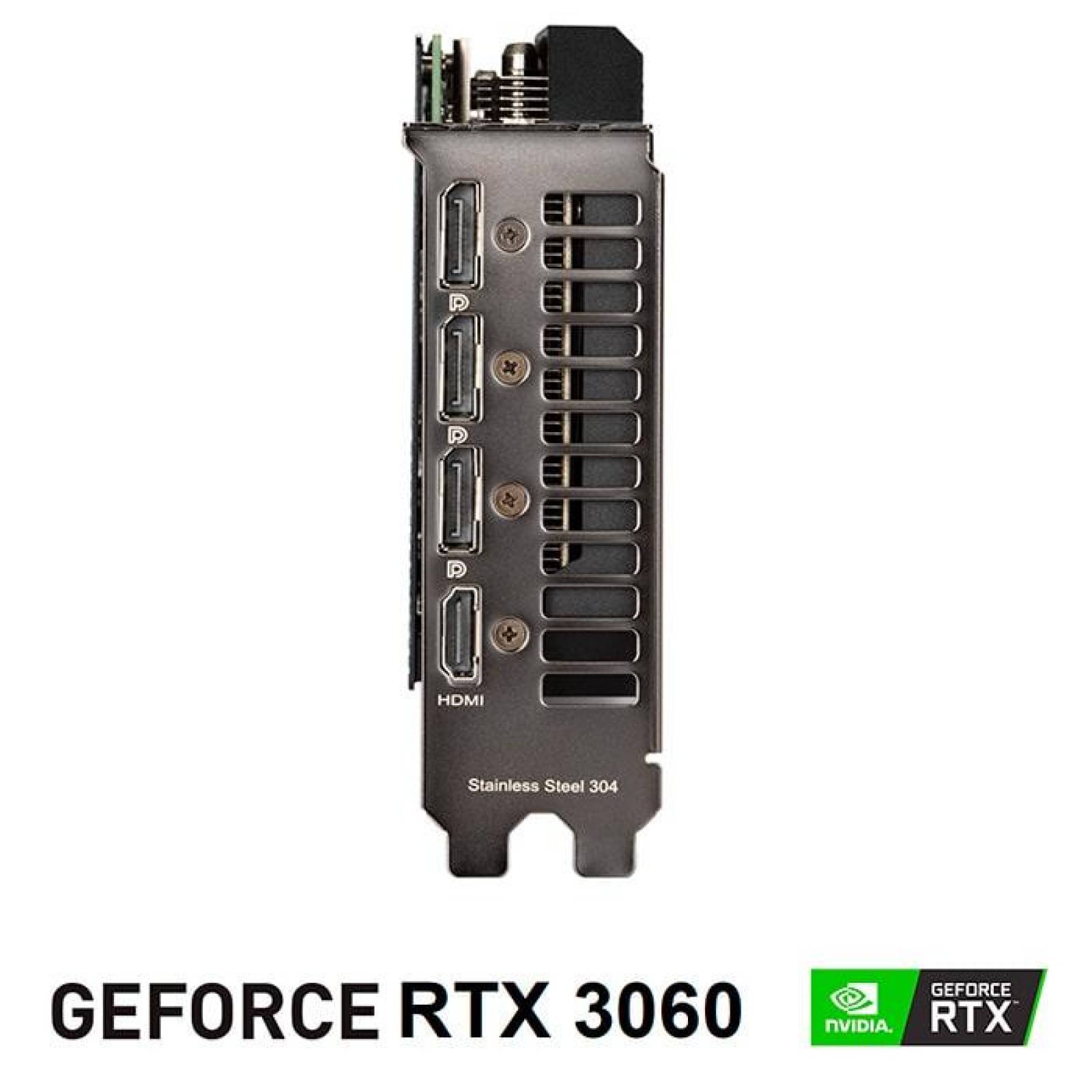Tarjeta de Video ASUS Geforce RTX 3060 DUAL OC V2 12GB LHR DUAL-RTX3060-O12G-V2 