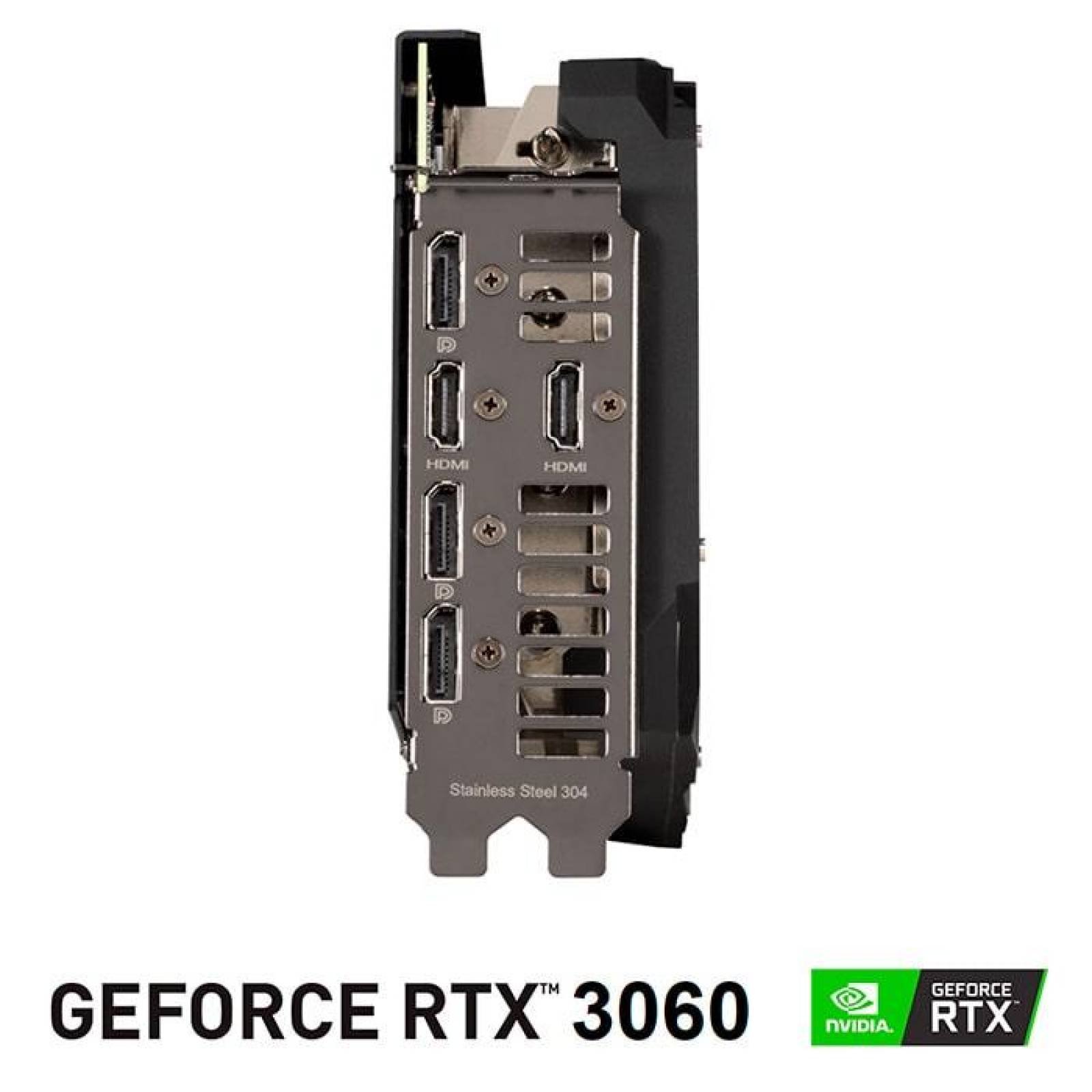 Tarjeta de Video ASUS ROG STRIX GeForce RTX 3060 OC 12GB GDDR6 LHR ROG-STRIX-RTX3060-O12G-V2-GAMING 