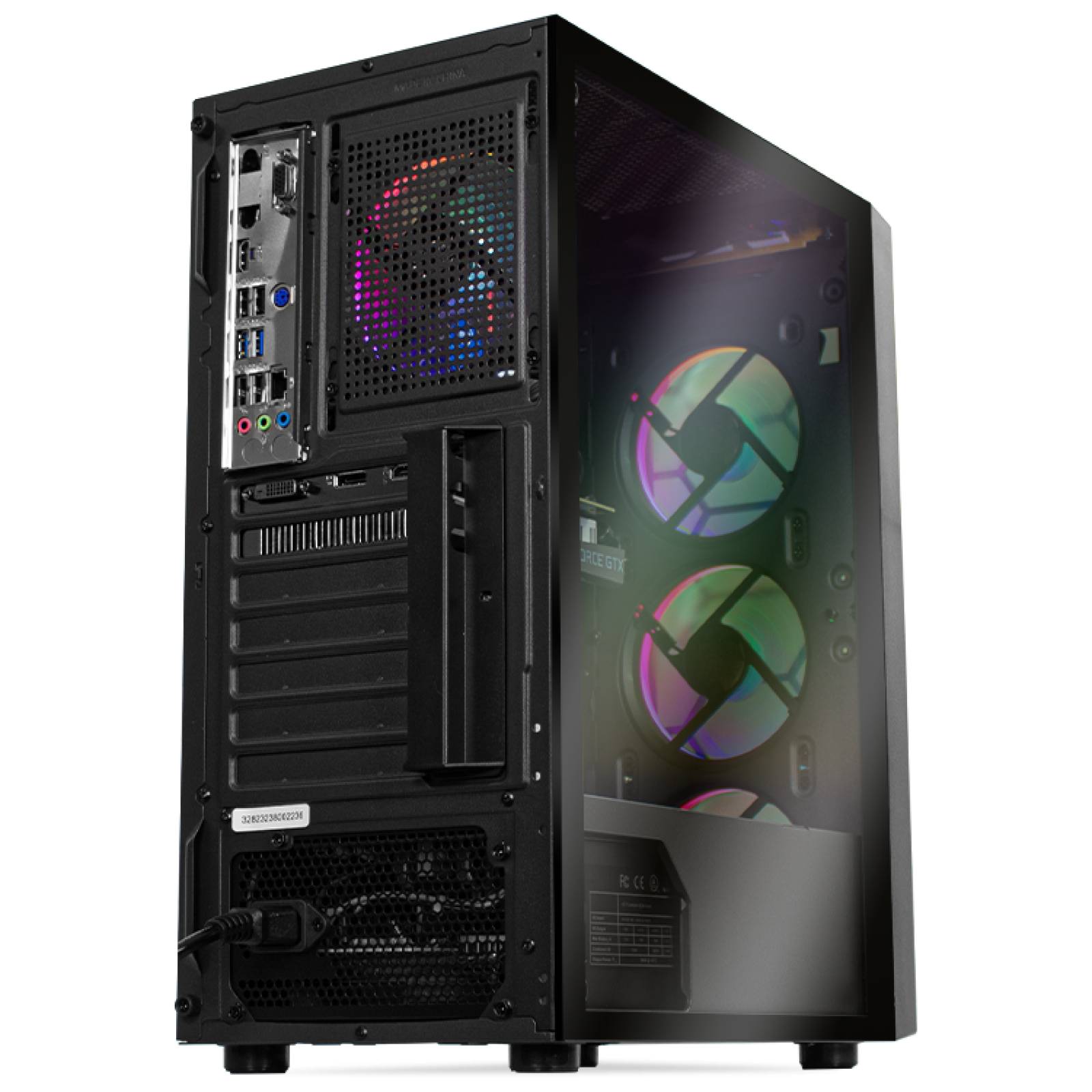 Xtreme PC Gamer Geforce GTX 1650 Core I3 10100F 16GB SSD 480GB RGB Black 