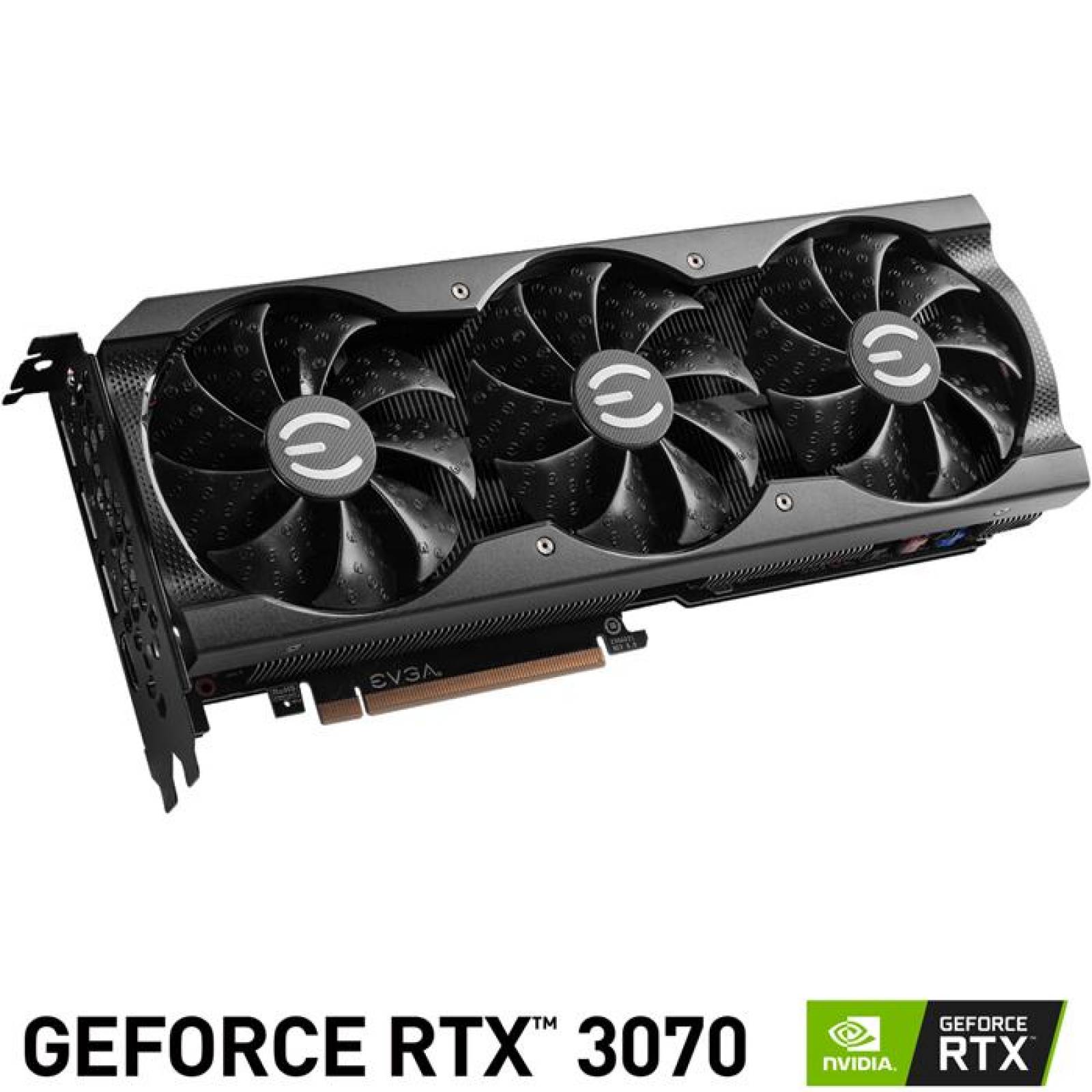 Tarjeta de Video EVGA GeForce RTX 3070 XC3 Ultra Gaming 8GB GDDR6 LHR 08G-P5-3755-KL 