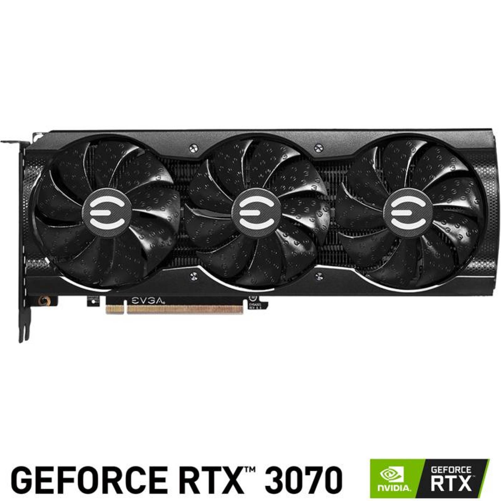 Tarjeta de Video EVGA GeForce RTX 3070 XC3 Ultra Gaming 8GB GDDR6 LHR 08G-P5-3755-KL 