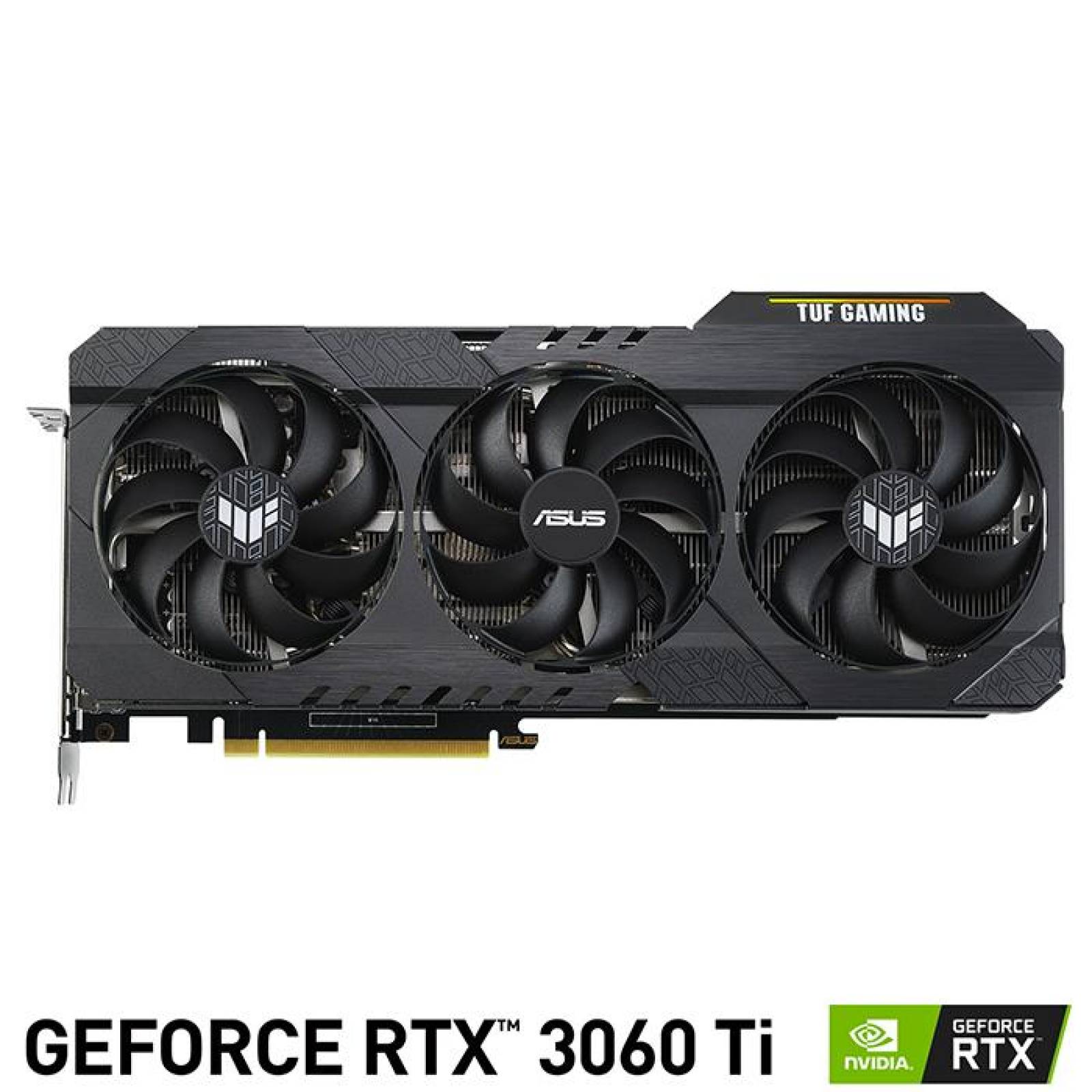 Tarjeta de Video ASUS Tuf Gaming GeForce RTX 3060 TI OC V2 8GB GDDR6 LHR TUF-RTX3060TI-O8G-V2-GAMING