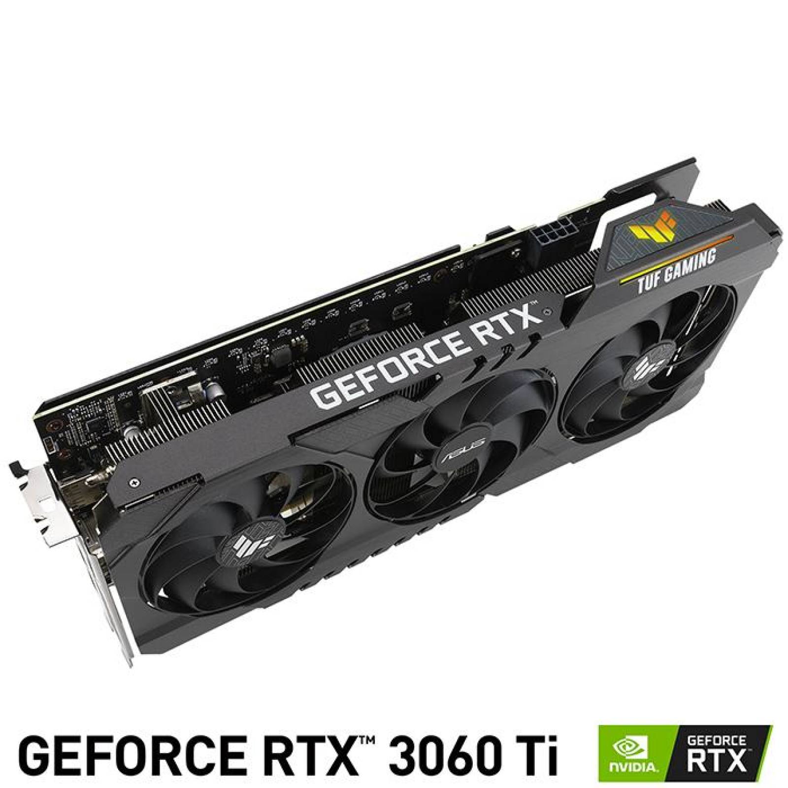 Tarjeta de Video ASUS Tuf Gaming GeForce RTX 3060 TI OC V2 8GB GDDR6 LHR TUF-RTX3060TI-O8G-V2-GAMING