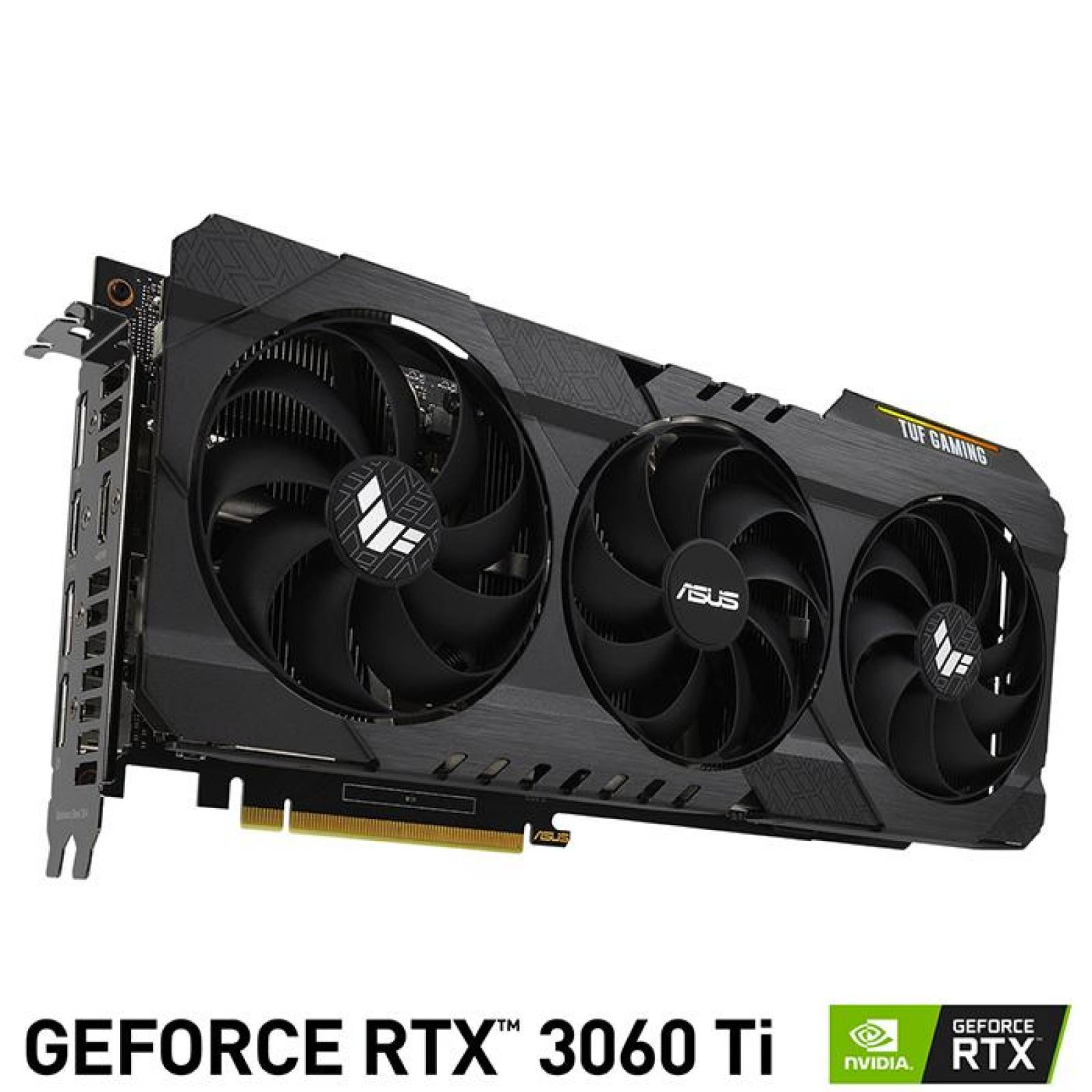 Tarjeta de Video ASUS Tuf Gaming GeForce RTX 3060 TI OC V2 8GB GDDR6 LHR TUF-RTX3060TI-O8G-V2-GAMING