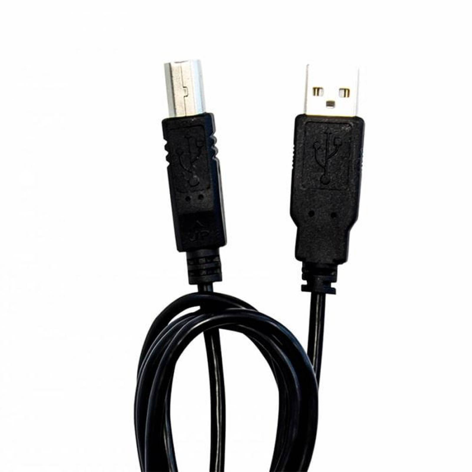 Cable Universal para Impresora USB 2.0 VORAGO Macho a Macho tipo AB 1.5 metros CAB-104 