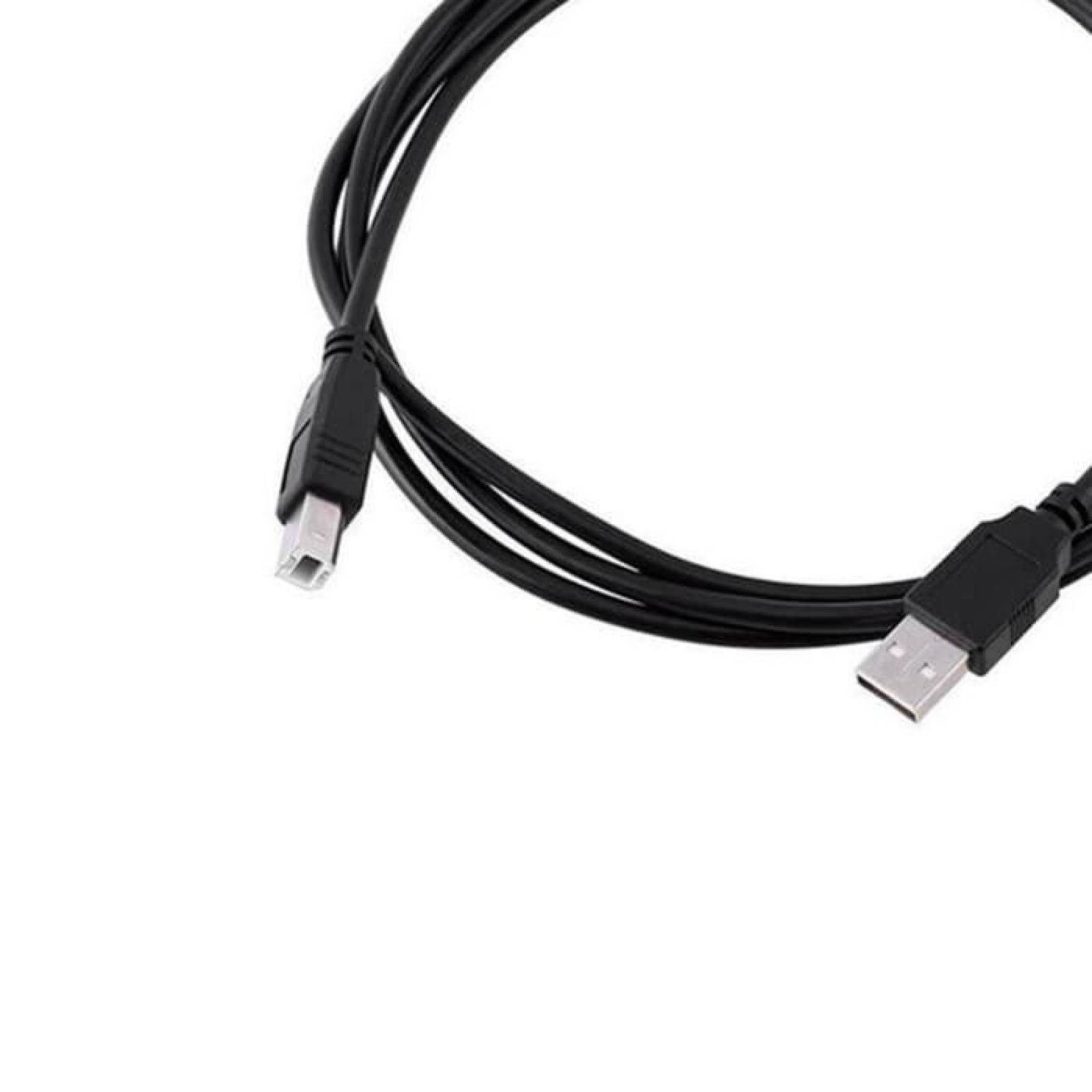 Cable Universal para Impresora USB 2.0 VORAGO Macho a Macho tipo AB 1.5 metros CAB-104 