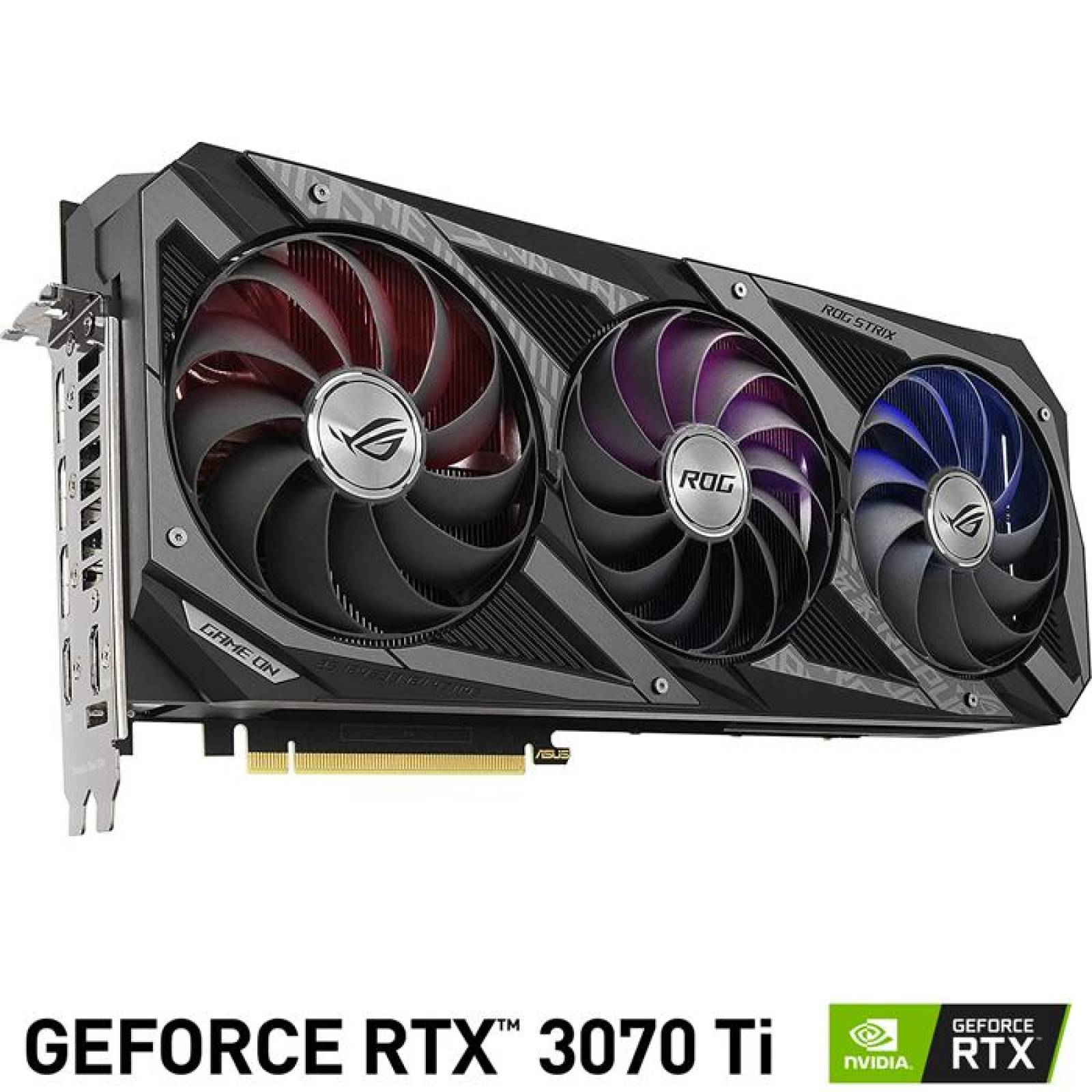 Tarjeta de Video ASUS ROG Strix GeForce RTX 3070 TI 8GB GDDR6X ROG-STRIX-RTX3070TI-O8G-GAMING 
