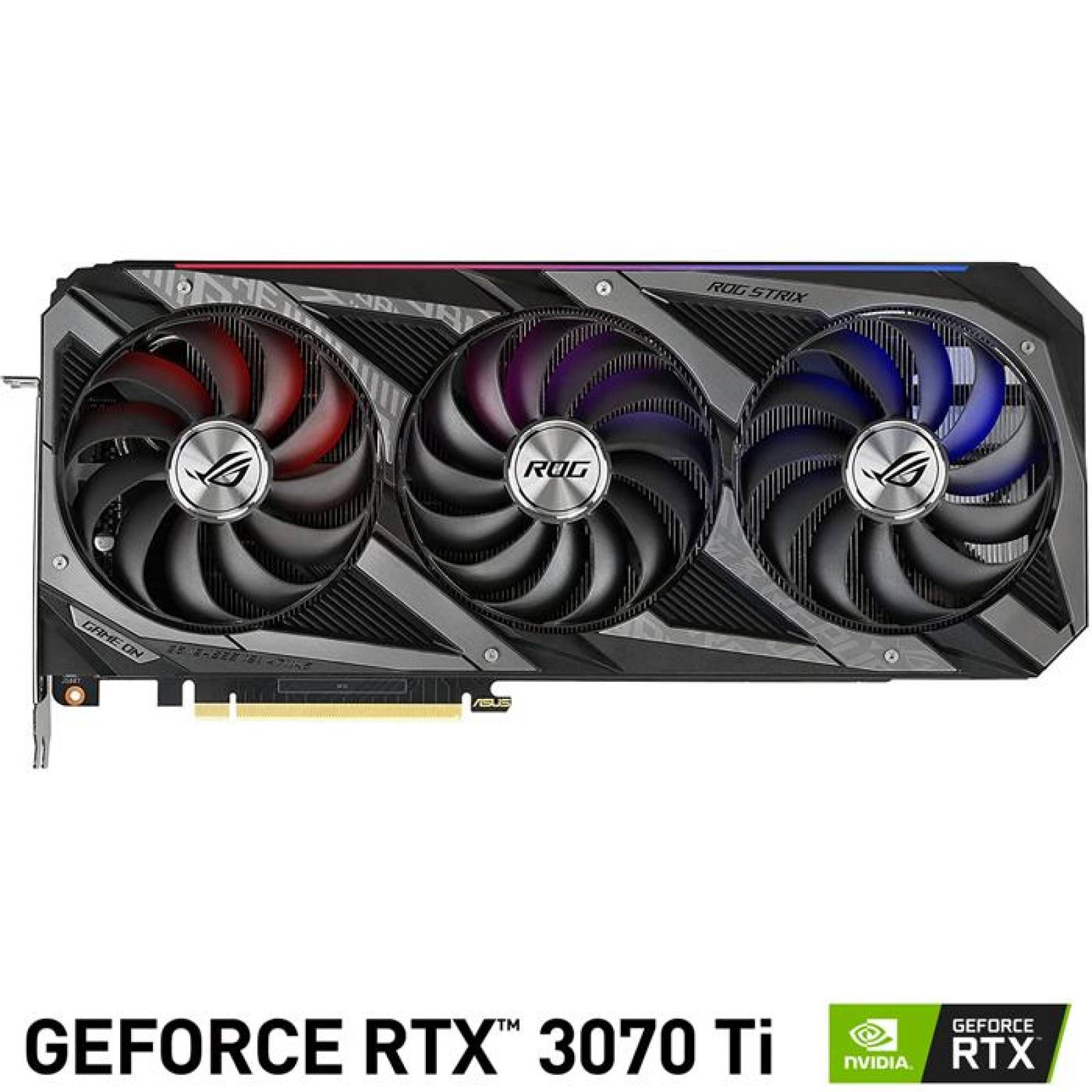 Tarjeta de Video ASUS ROG Strix GeForce RTX 3070 TI 8GB GDDR6X ROG-STRIX-RTX3070TI-O8G-GAMING 