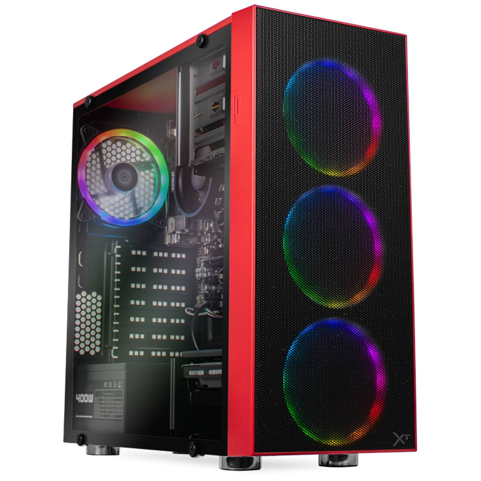 Xtreme PC Gamer AMD Radeon Vega Renoir Ryzen 7 4750G 16GB SSD 120GB HDD 3TB RGB WIFI Red