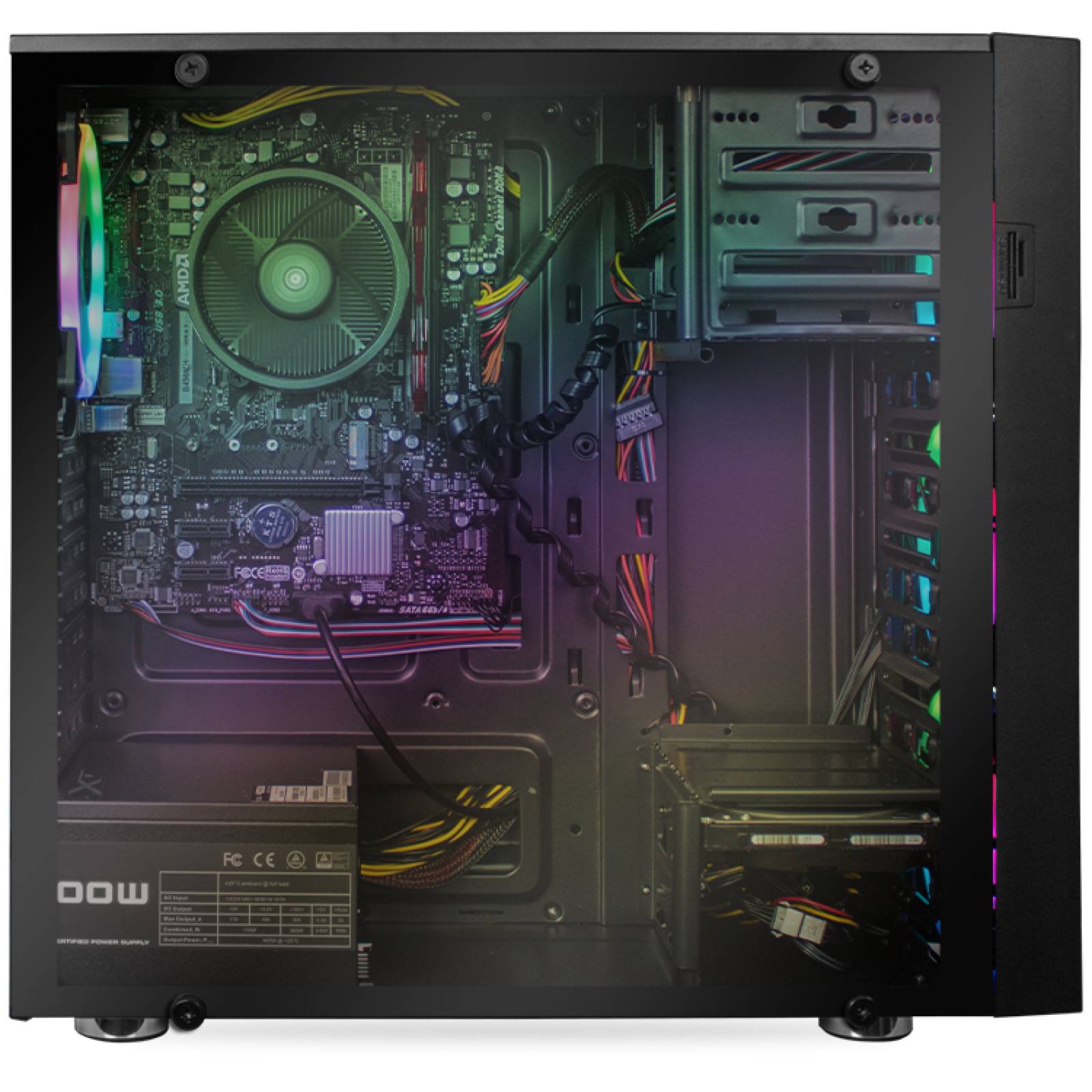 Xtreme PC Gamer AMD Radeon Vega Renoir Ryzen 7 4750G 16GB SSD 120GB HDD 3TB RGB WIFI Black 