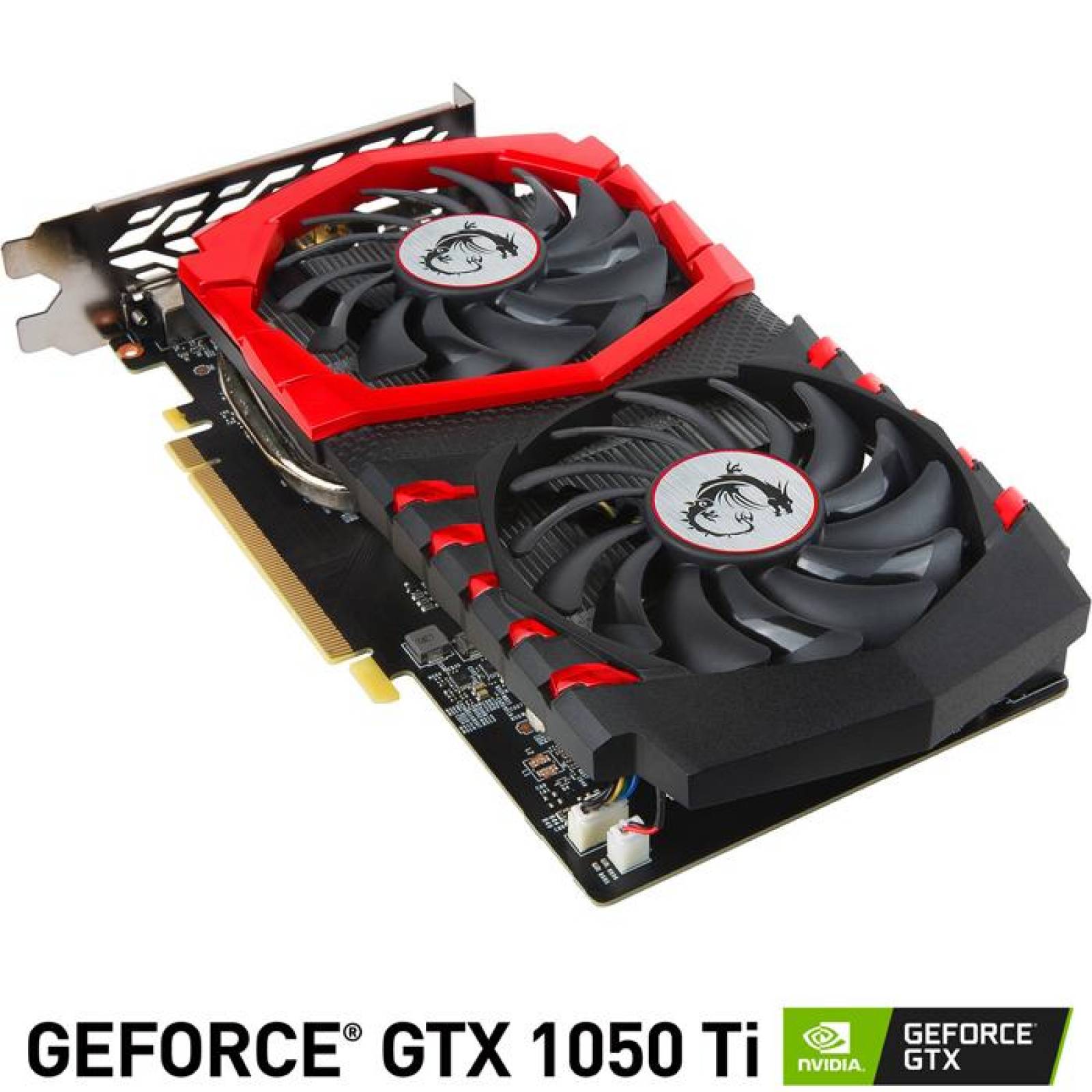 Tarjeta de Video MSI GeForce GTX 1050 TI GAMING X 4GB OC GDDR5 