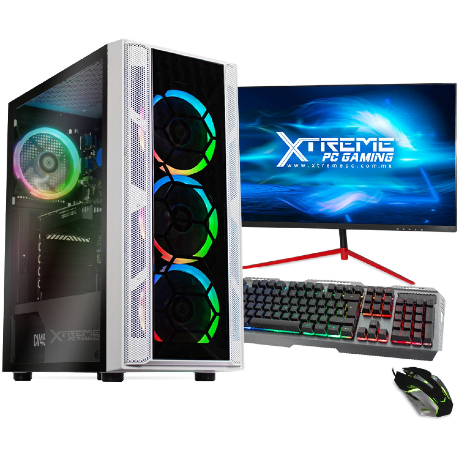 Xtreme PC Gamer Geforce GTX 1050 TI Core I5 10400F 16GB SSD 500GB Monitor 23.8 144HZ WIFI 