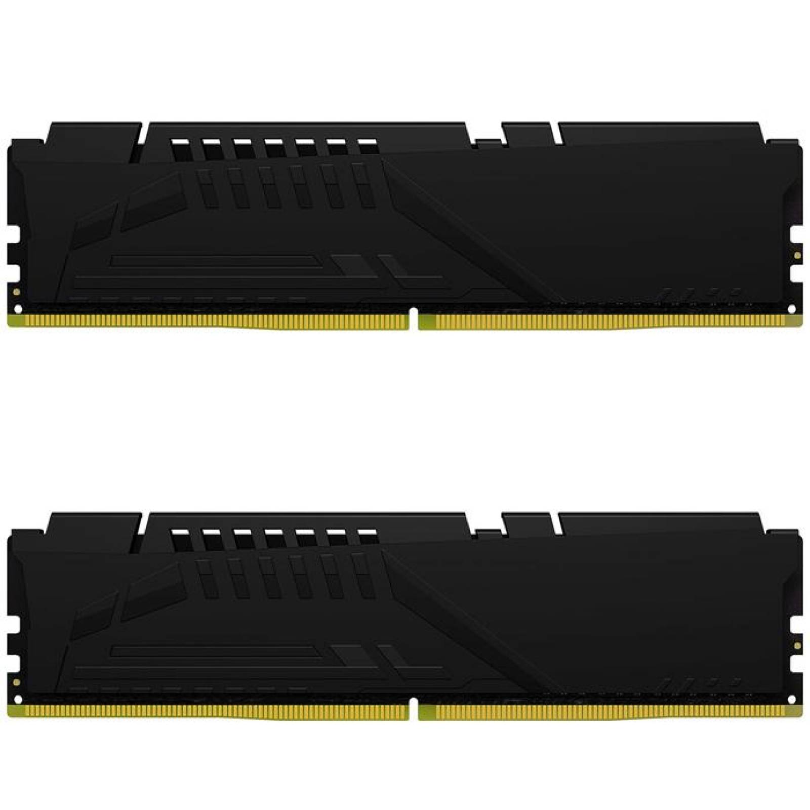 Memoria RAM DDR5 32GB 5200MT/s KINGSTON FURY BEAST 2x16GB Negro KF552C40BBK2-32 