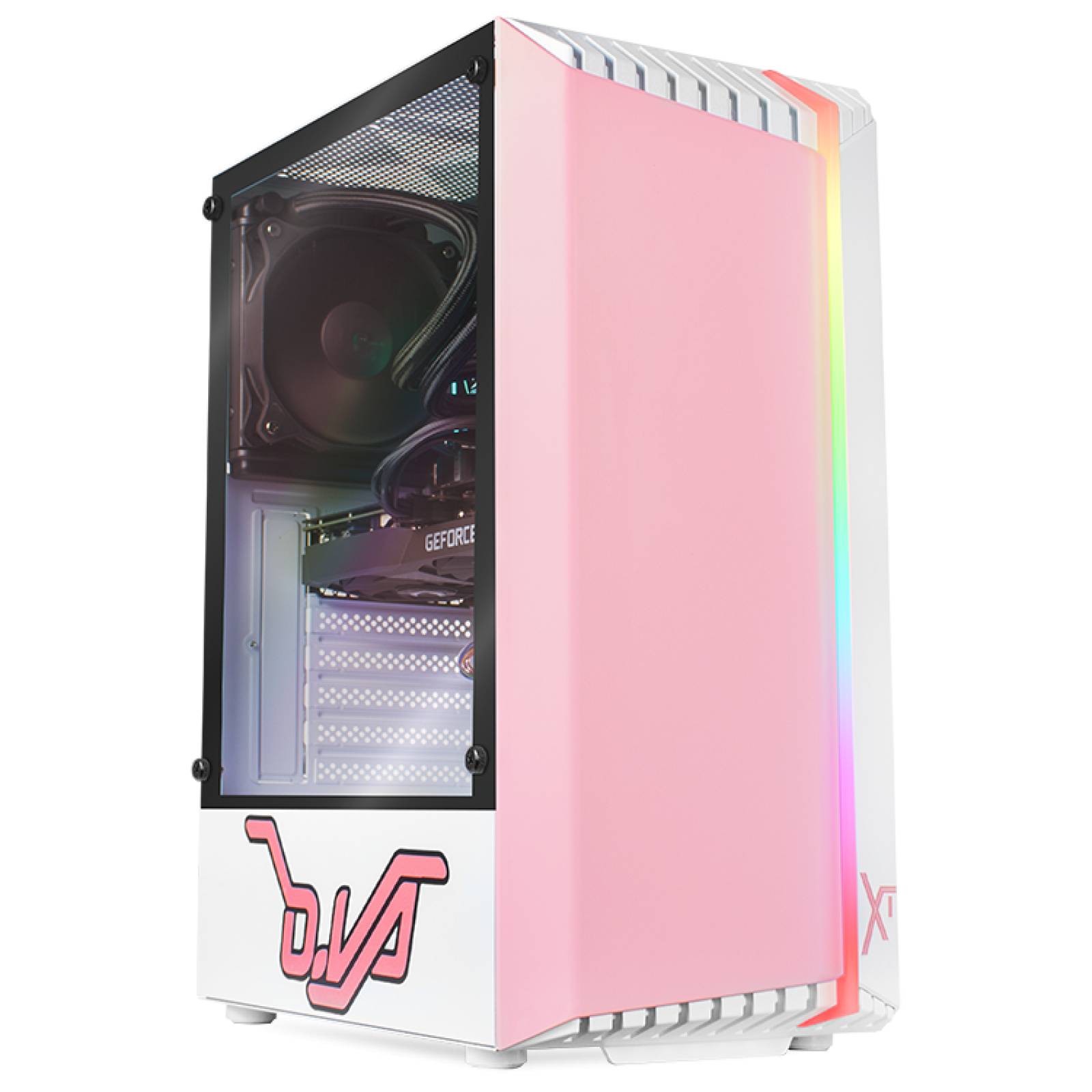 Xtreme PC Gamer Geforce RTX 3060 Core I7 16GB SSD 500GB HDD 3TB Pink Rabbit 