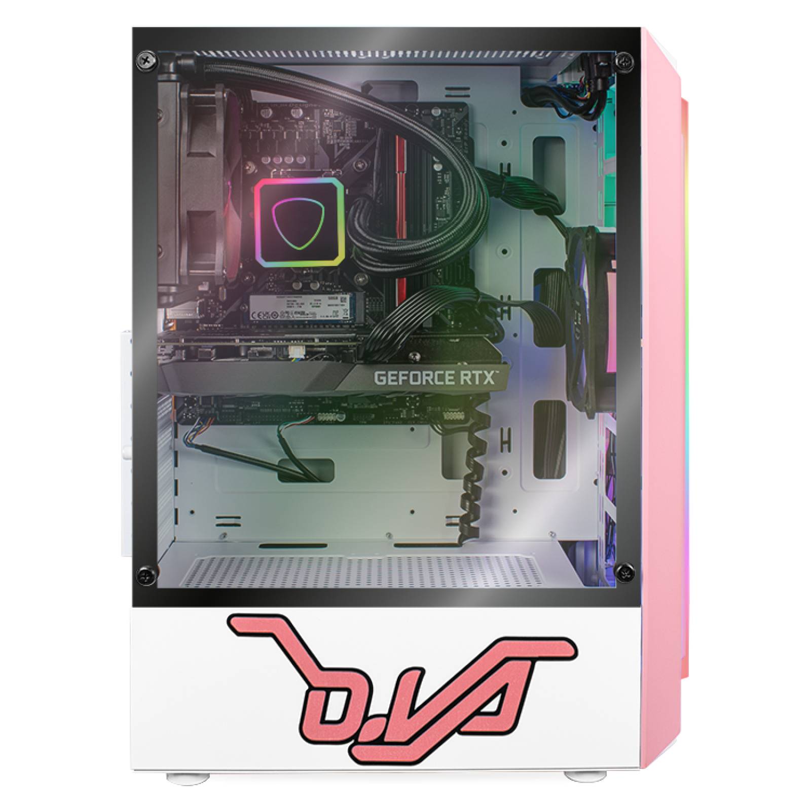 Xtreme PC Gamer Geforce RTX 3060 Core I7 16GB SSD 500GB HDD 3TB Pink Rabbit 