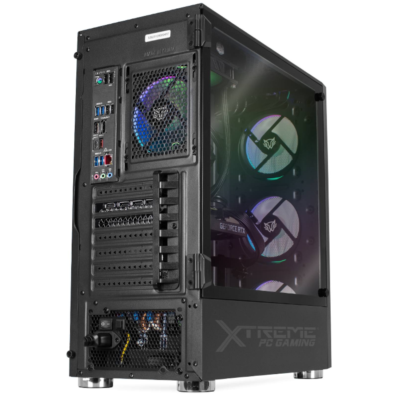 Xtreme PC Gamer Geforce RTX 3060 Core I5 12600KF 32GB SSD 512GB HDD 3TB Sistema Liquido 