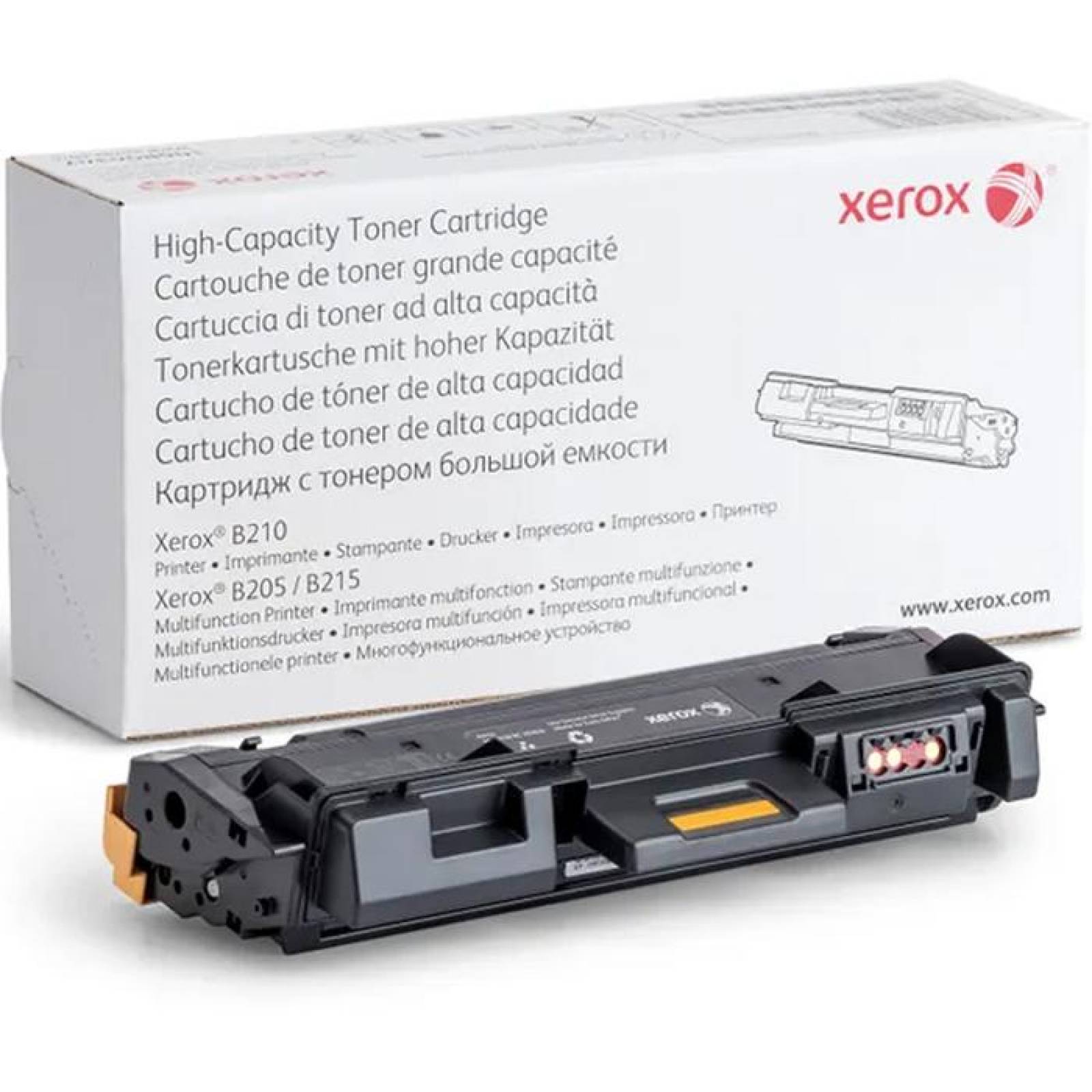 Toner XEROX B210 B205 B215 3000 Paginas Negro 106R04348