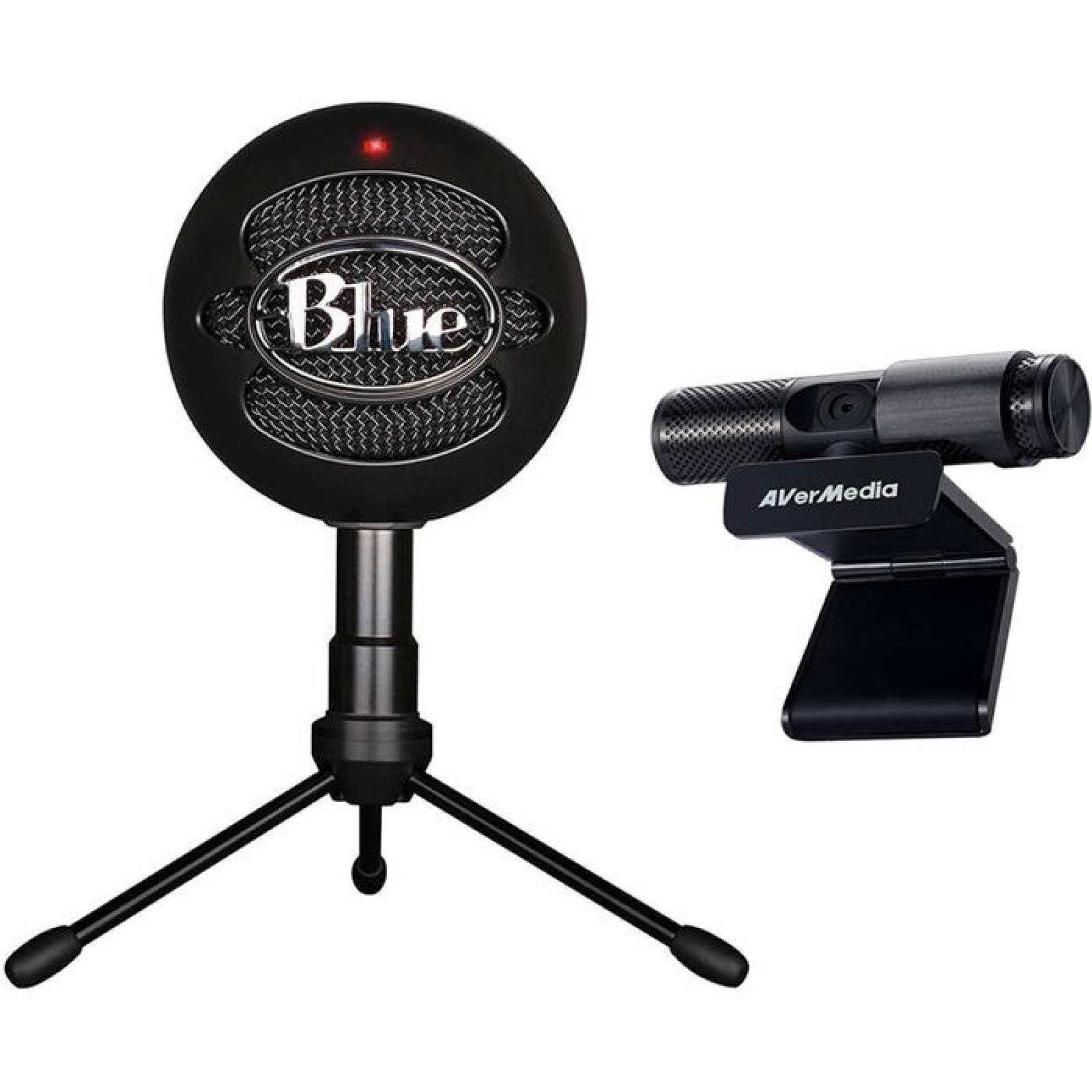 Kit Gamer Microfono BLUE SNOWBALL ICE Webcam AVERMEDIA PW313 