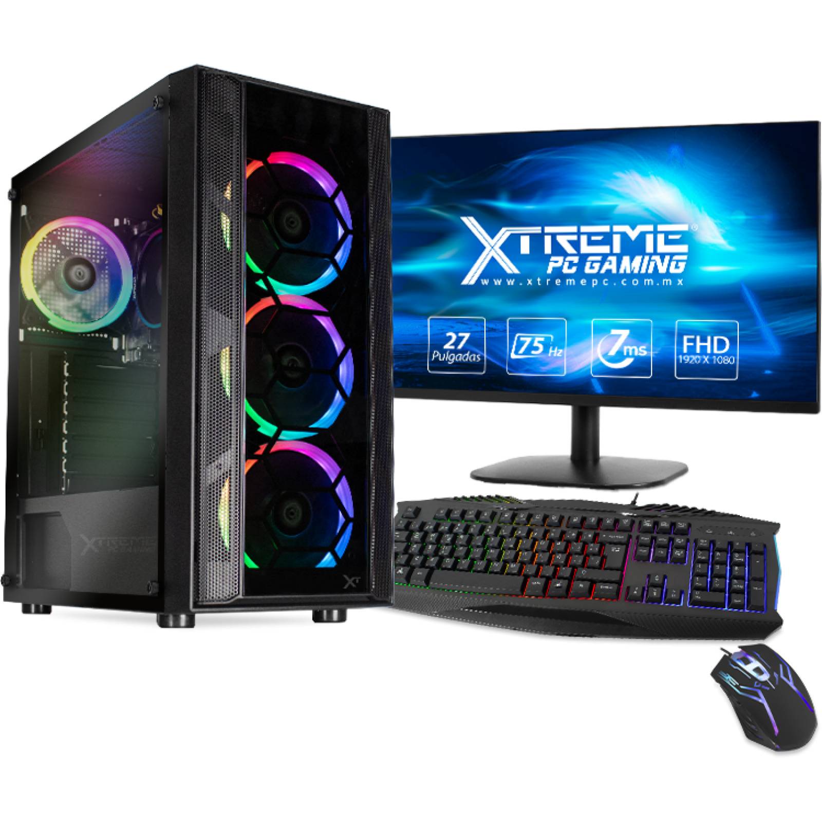 Xtreme PC Gamer AMD Radeon Vega Renoir Ryzen 5 4650G 16GB SSD 240GB 3TB Monitor 27 WIFI 