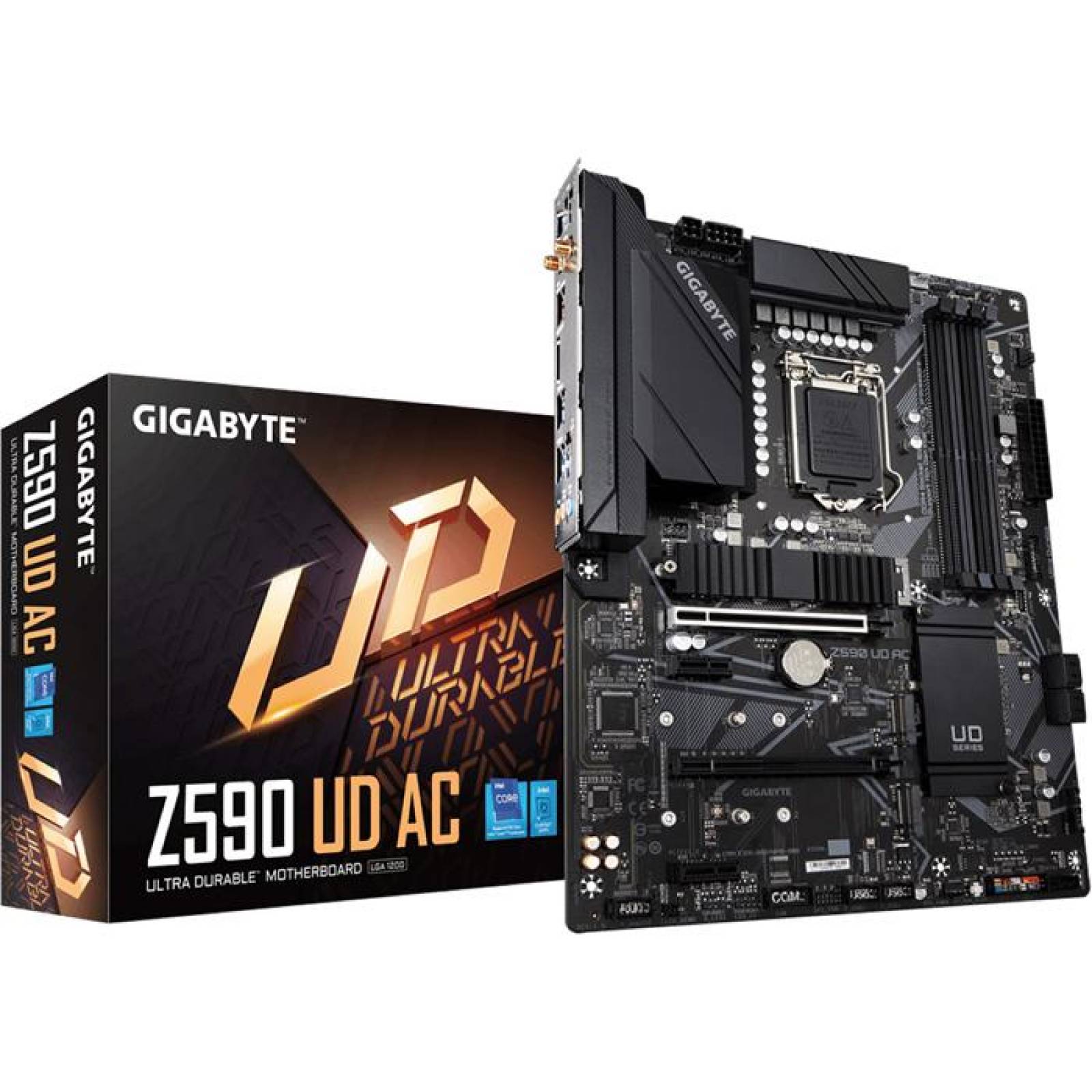 Tarjeta Madre GIGABYTE Z590 UD AC Intel 1200 DDR4 ATX