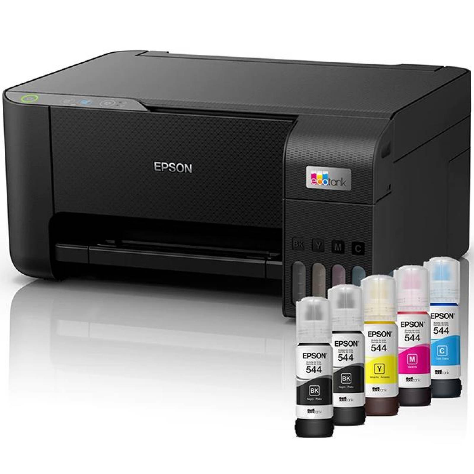 Multifuncional EPSON L3210 EcoTank Tinta Continua 5 Tintas T544 33 ppm USB C11CJ68301-V2 