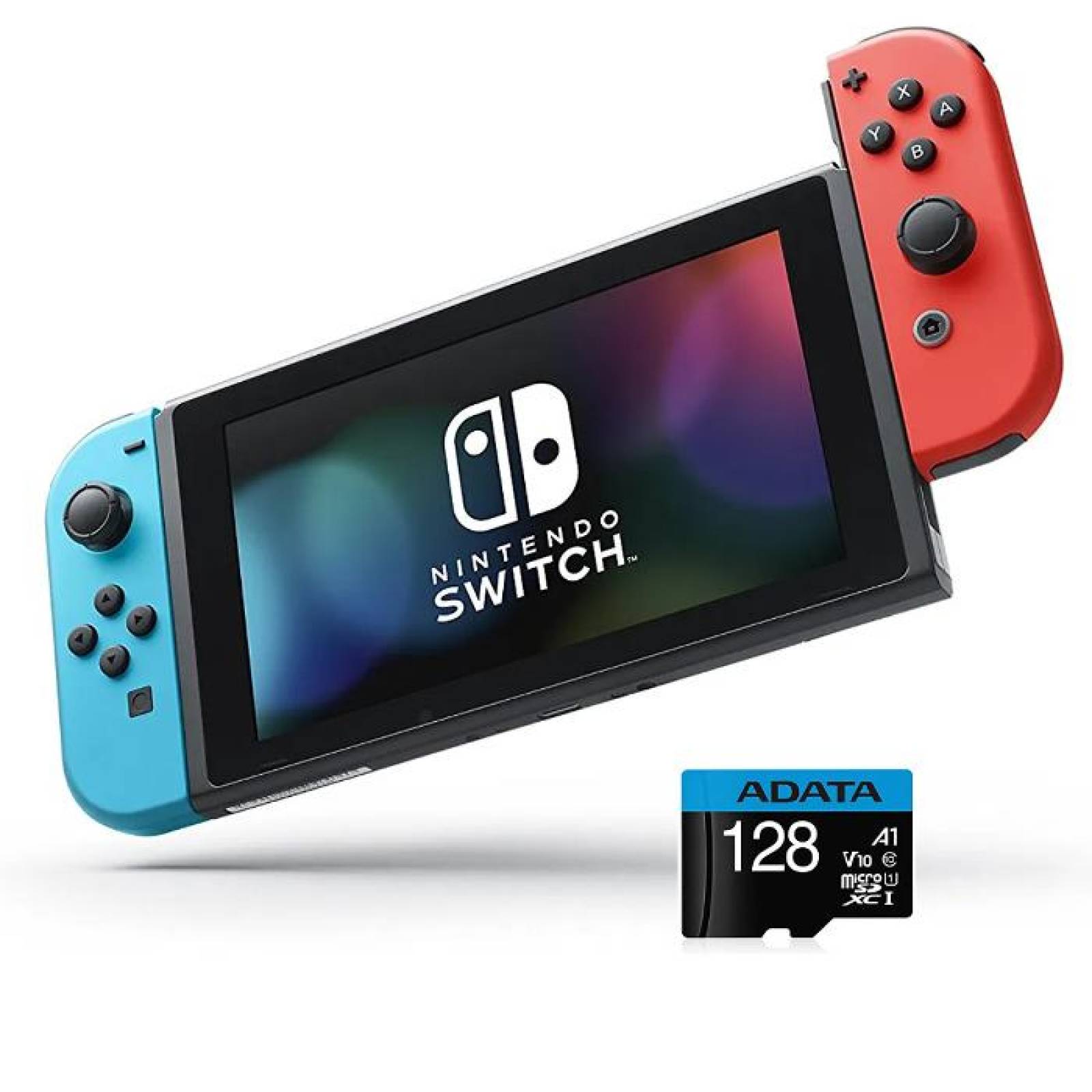 Consola NINTENDO Switch Neon Controles Joy-con 32gb + 128gb 