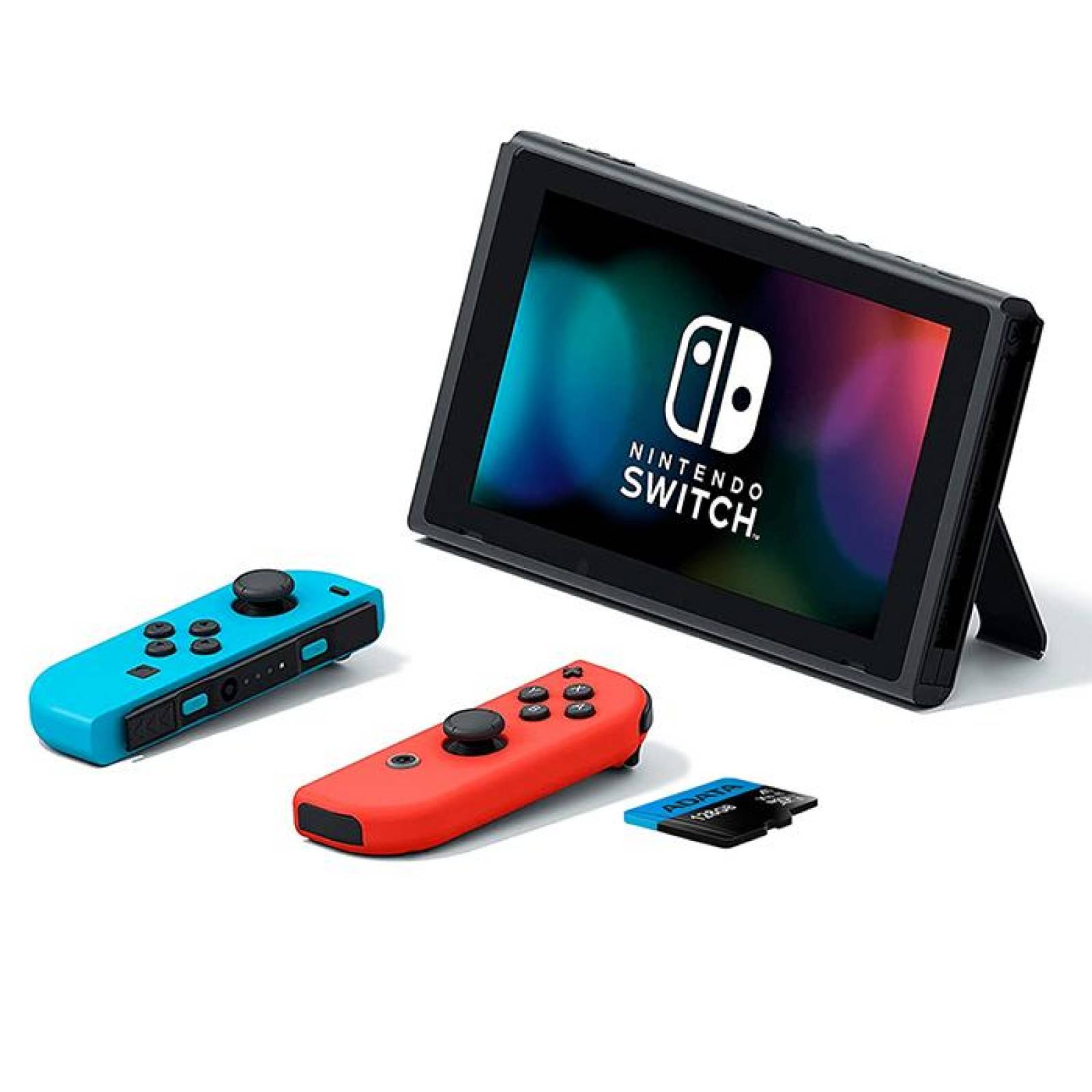 Consola NINTENDO Switch Neon Controles Joy-con 32gb + 128gb 