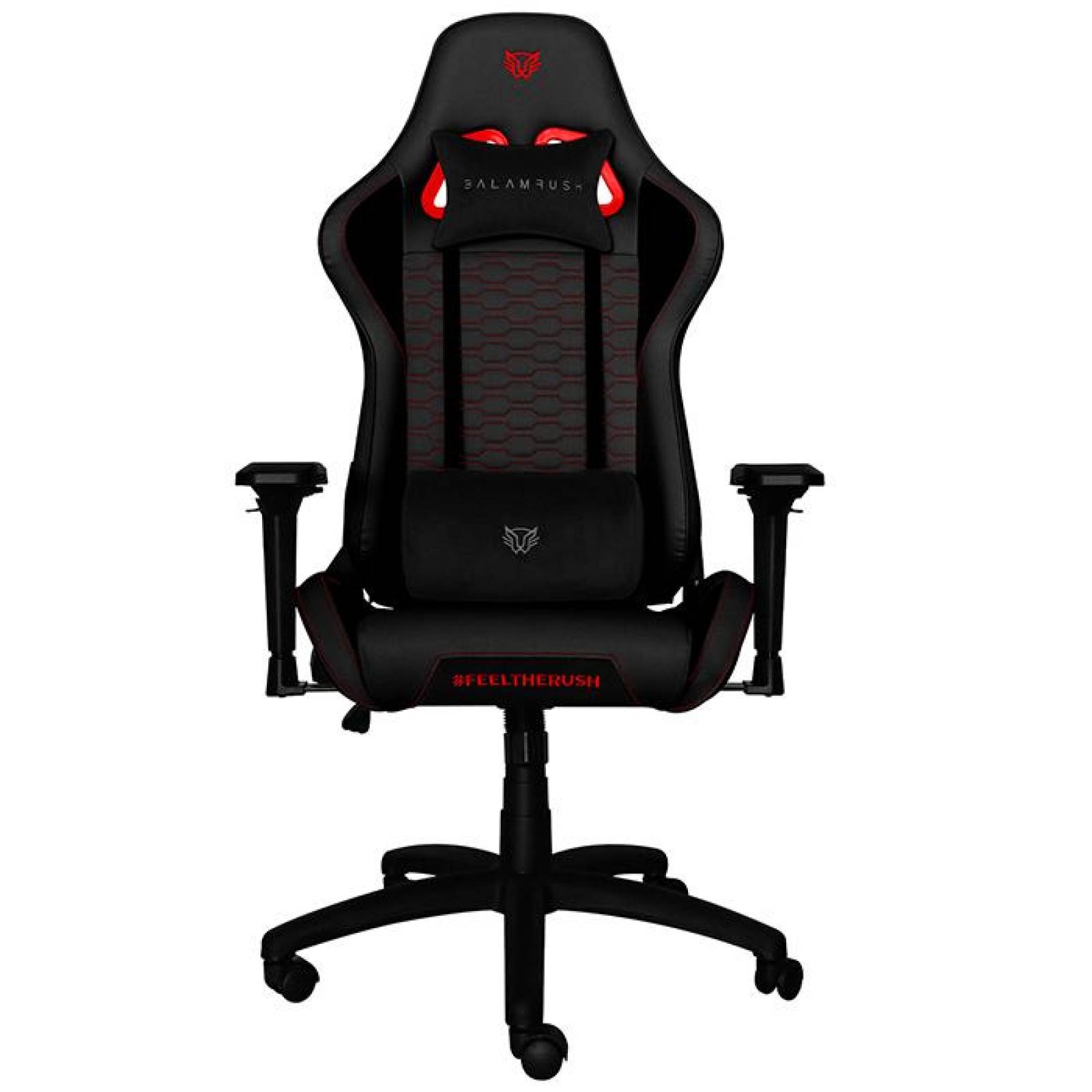 Silla Gamer BALAM RUSH THUNDER RUSH 2 Ergonomica Reclinable RED EDITION BR-932820 