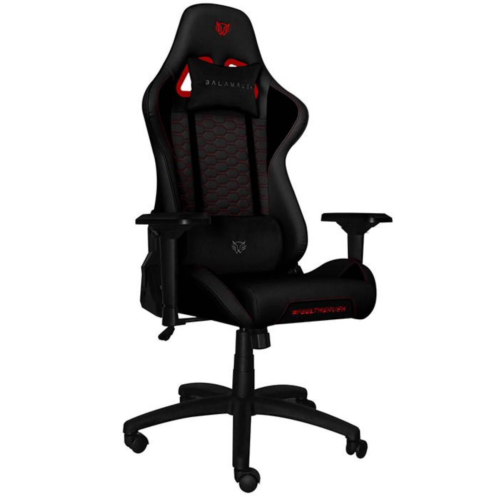 Silla Gamer BALAM RUSH THUNDER RUSH 2 Ergonomica Reclinable RED EDITION BR-932820 