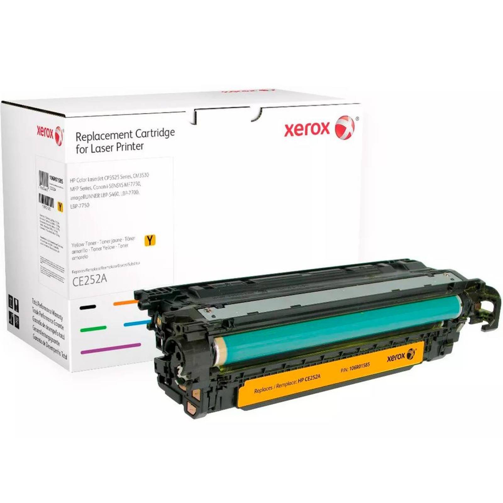 Toner Xerox compatible HP LaserJet 504a CP3525 CM3530 Amarillo 