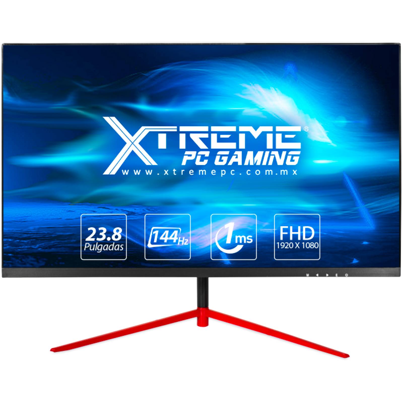 Xtreme PC Gamer AMD Radeon RX 6500 XT Ryzen 5 5600X SSD 240GB 2TB Monitor 23.8 144Hz WIFI Red 