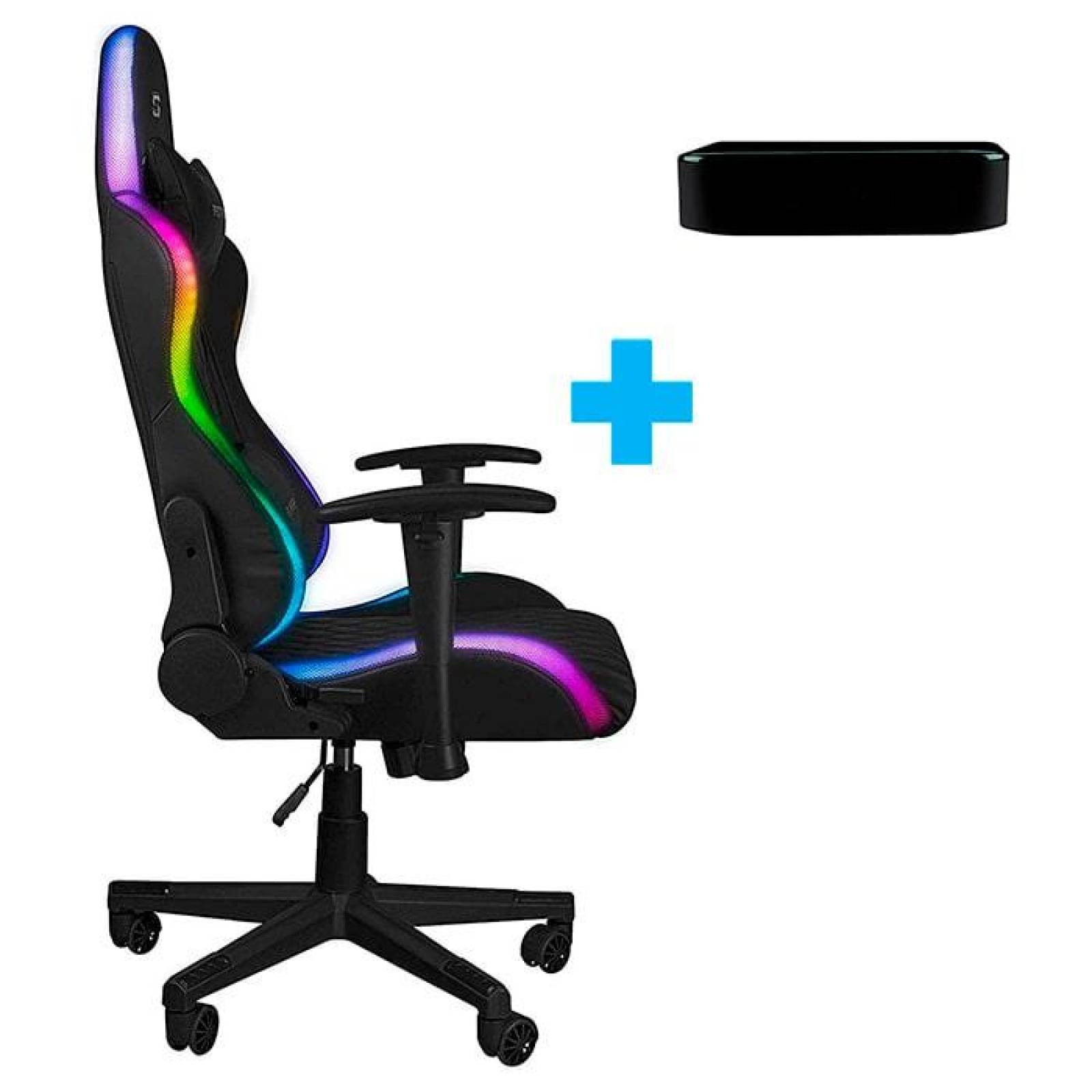 Silla Gamer BALAM RUSH Lighting Rush RGB Ergonomica Reclinable + Power Bank BR-923576-V2